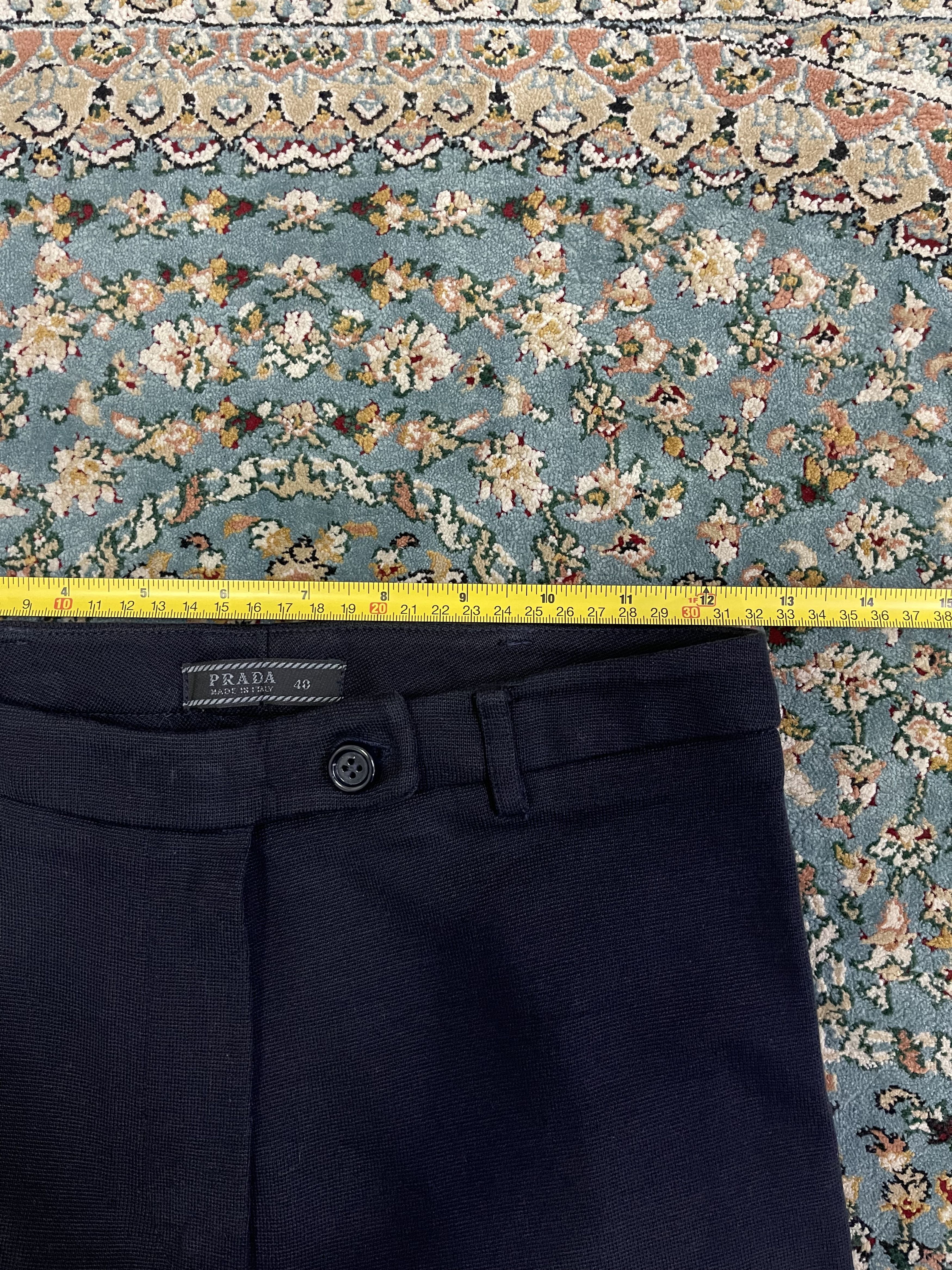 Prada Black PRADA Luxury Trousers Size 26" / US 2 / IT 38 - 6 Thumbnail