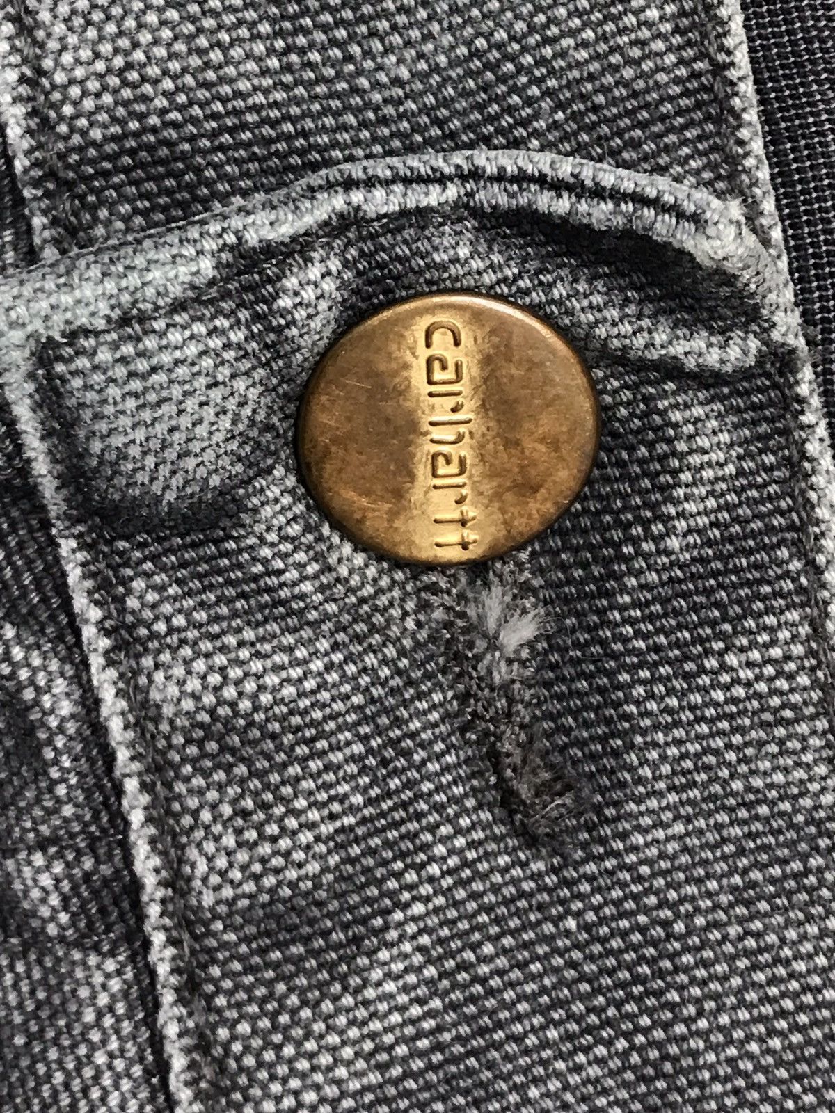 Carhartt Vintage Carhartt repaired carpenter workwear denim Size US 39 - 7 Thumbnail
