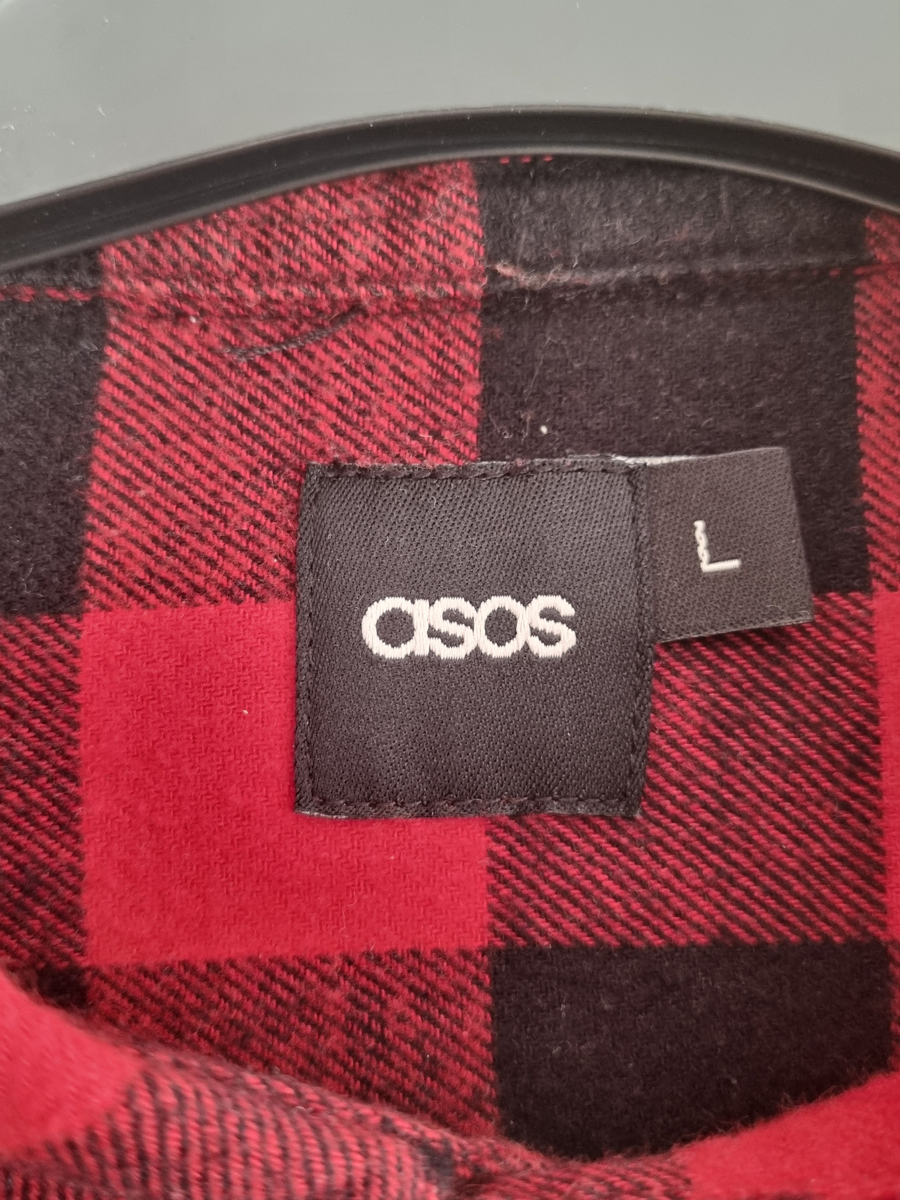 red buffalo check brushed shirt