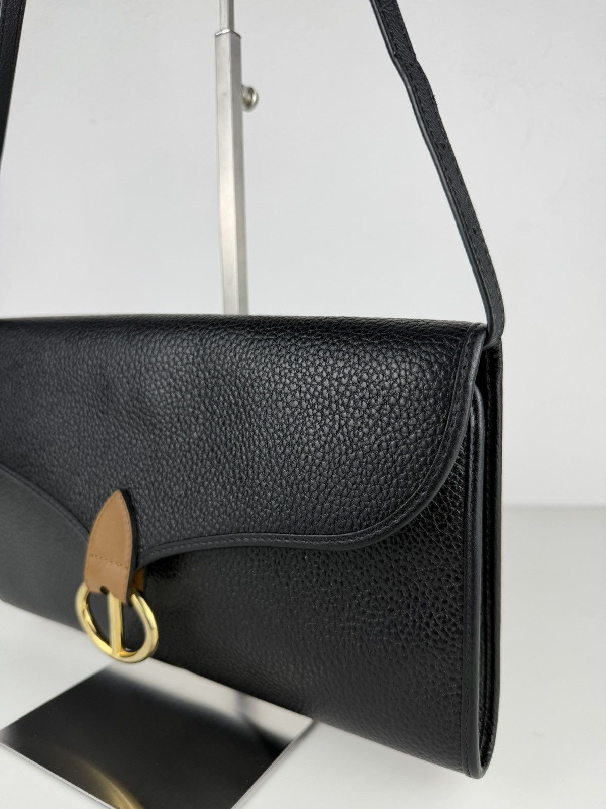 Dior Vintage 80s Dior leather shoulder/ crossbody bag Size ONE SIZE - 13 Thumbnail