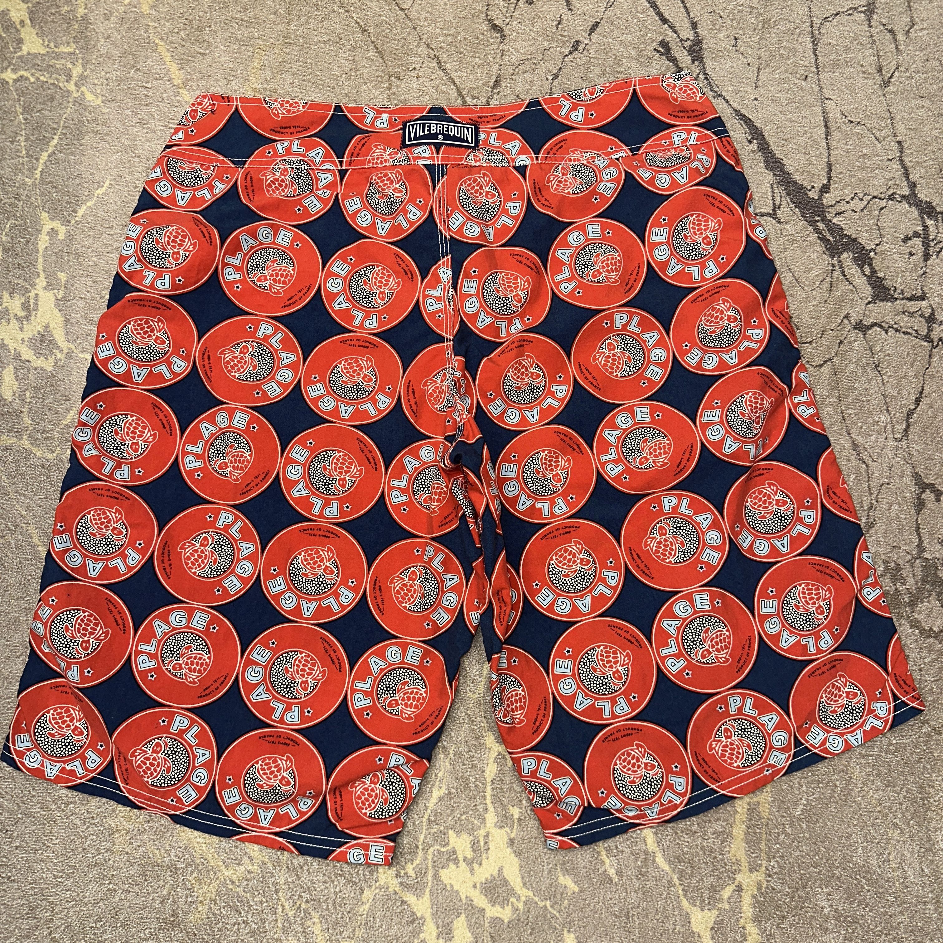Vilebrequin Vilebrequin Saint Tropez Long Beach Board Shorts Size M Size US 32 / EU 48 - 1 Thumbnail