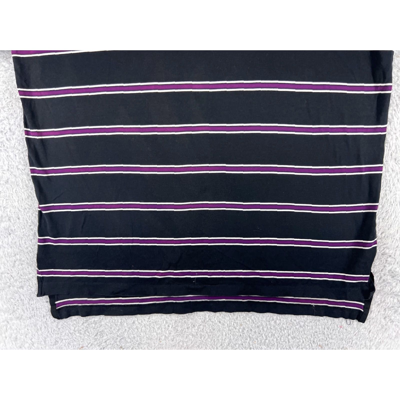 Polo Ralph Lauren VINTAGE Polo Shirt Polo Ralph Lauren Polo Mens Small Black Purple Stripe Pebble Beach Pima Size US S / EU 44-46 / 1 - 7 Thumbnail