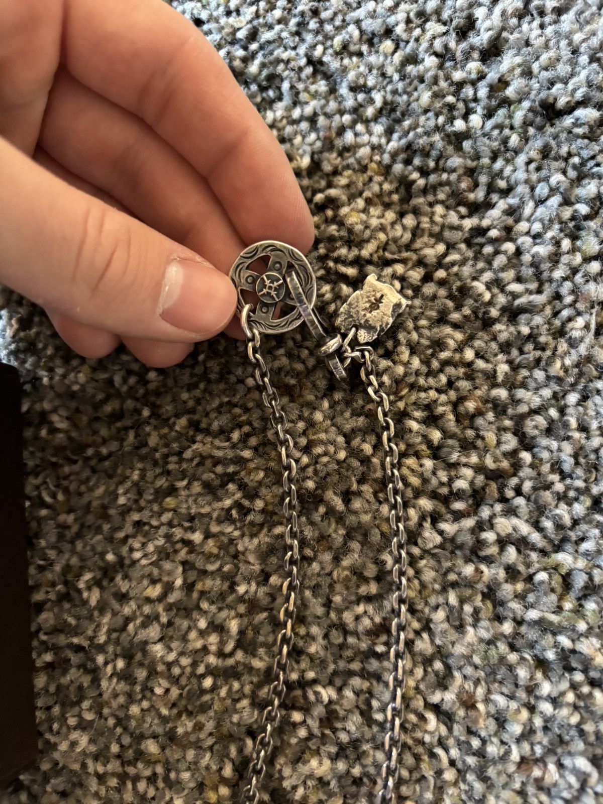 Other Handmade Native American Feather Silver Necklace Size ONE SIZE - 3 Thumbnail