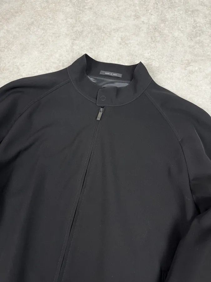 Emporio Armani SS2016 Emporio Armani Black Minimalist Biker Jacket Size US L / EU 52-54 / 3 - 5 Thumbnail