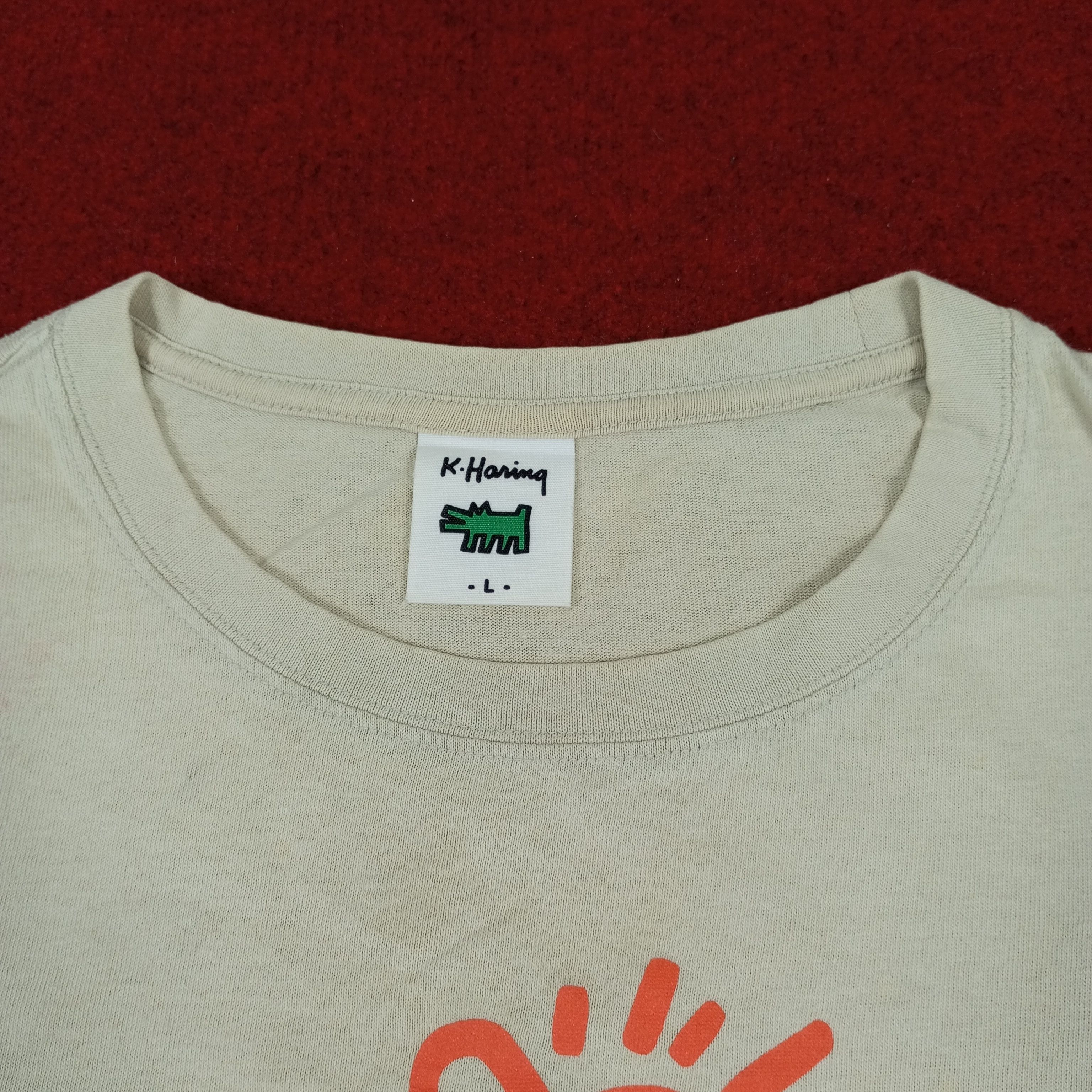 Japanese Brand × Keith Haring × Vintage Keith Haring Art Streetwear Style Tshirt Size US L / EU 52-54 / 3 - 7 Thumbnail
