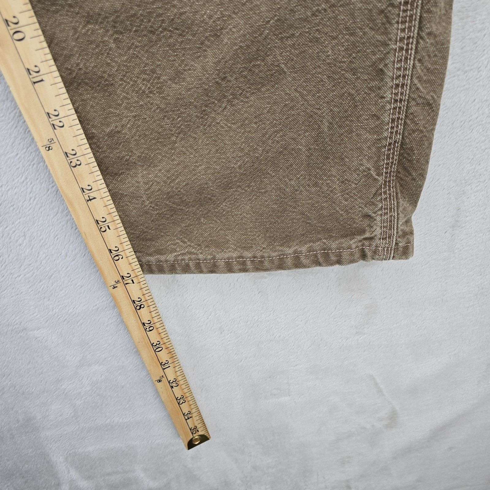 Carhartt Carhartt FR Washed Duck Dungaree Pants 35x27 Brown Carpenter Size US 35 - 11 Thumbnail