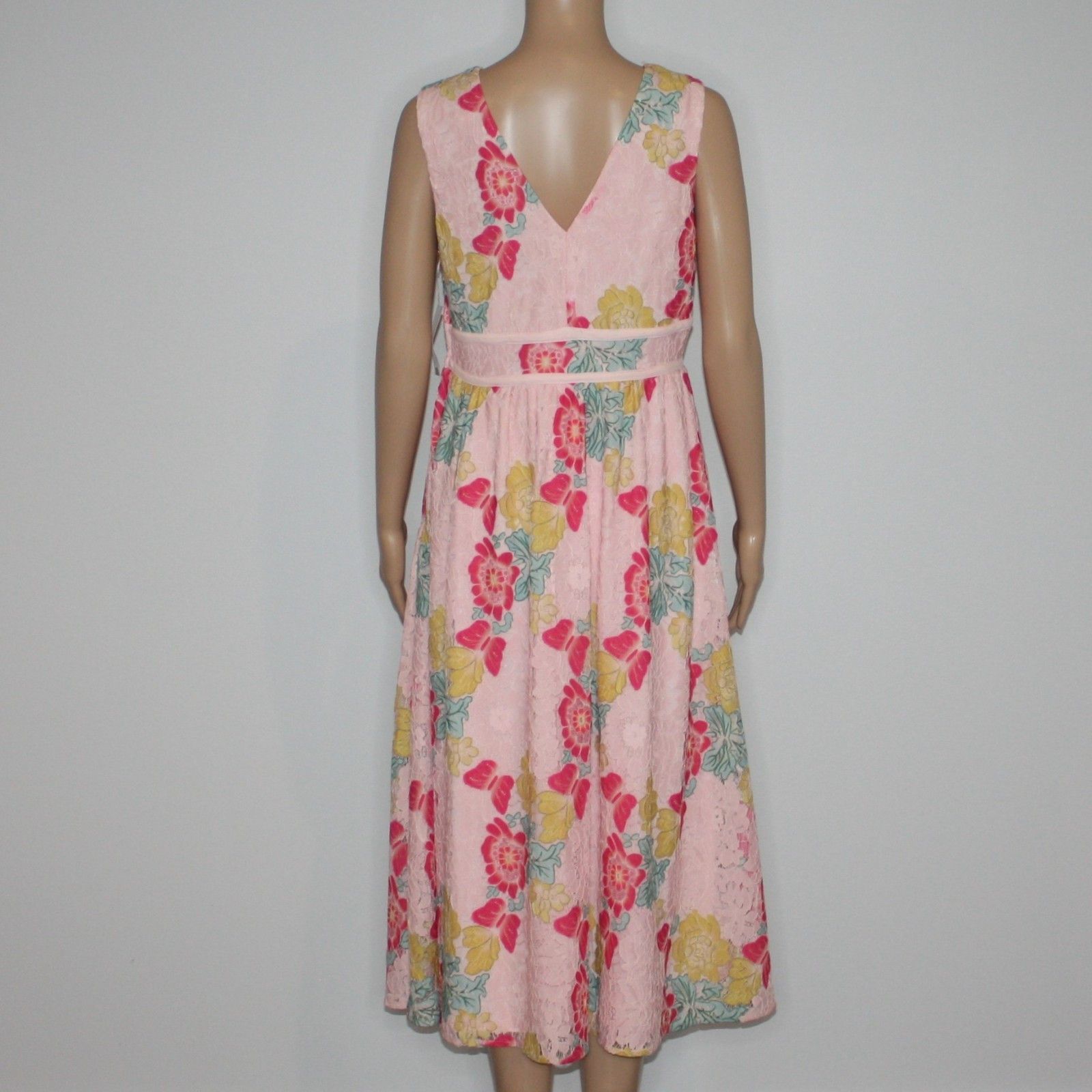 Other NSR Maria Multi Flower Floral Dress in size Medium NWT Size M / US 6-8 / IT 42-44 - 3 Thumbnail
