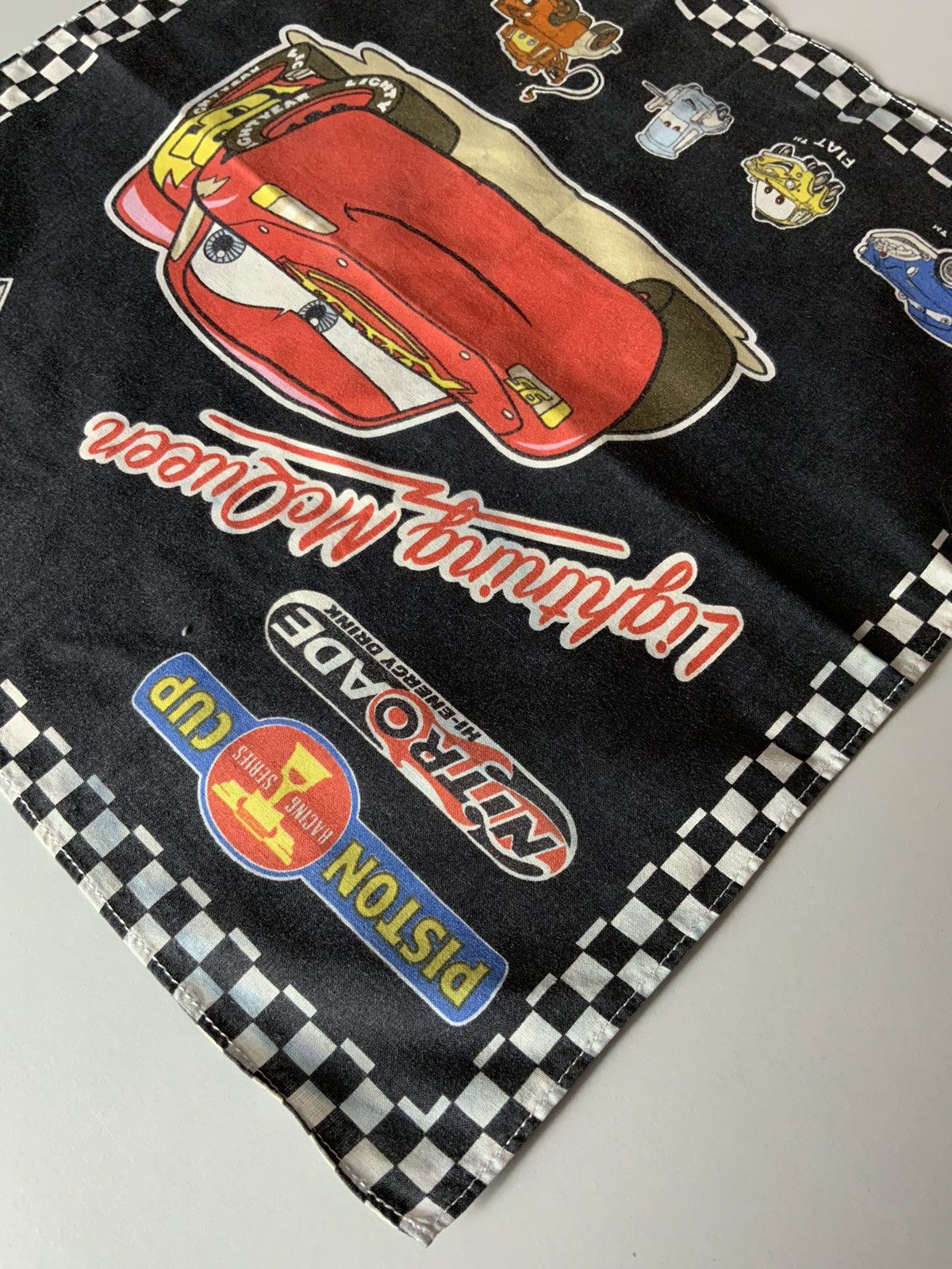 Disney Vintage Y2k Cars Lightning McQueen Bandana Size ONE SIZE - 6 Thumbnail