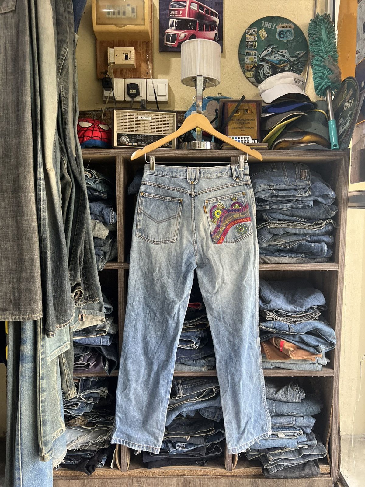 Lancel 🔥Vintage Lancel Distressed Denim Size US 28 / EU 44 - 2 Thumbnail