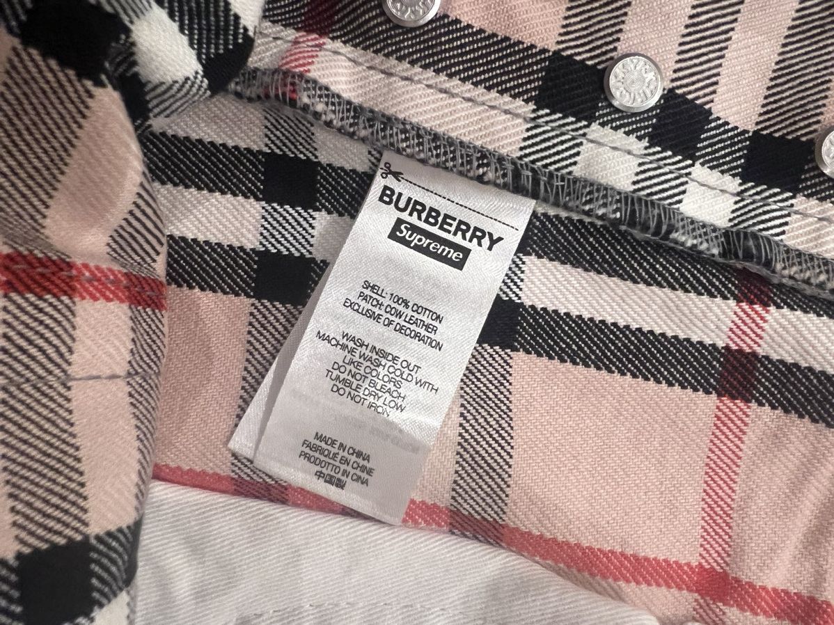 Burberry × Supreme Supreme x Burberry pink pants brand new Size US 34 / EU 50 - 5 Thumbnail