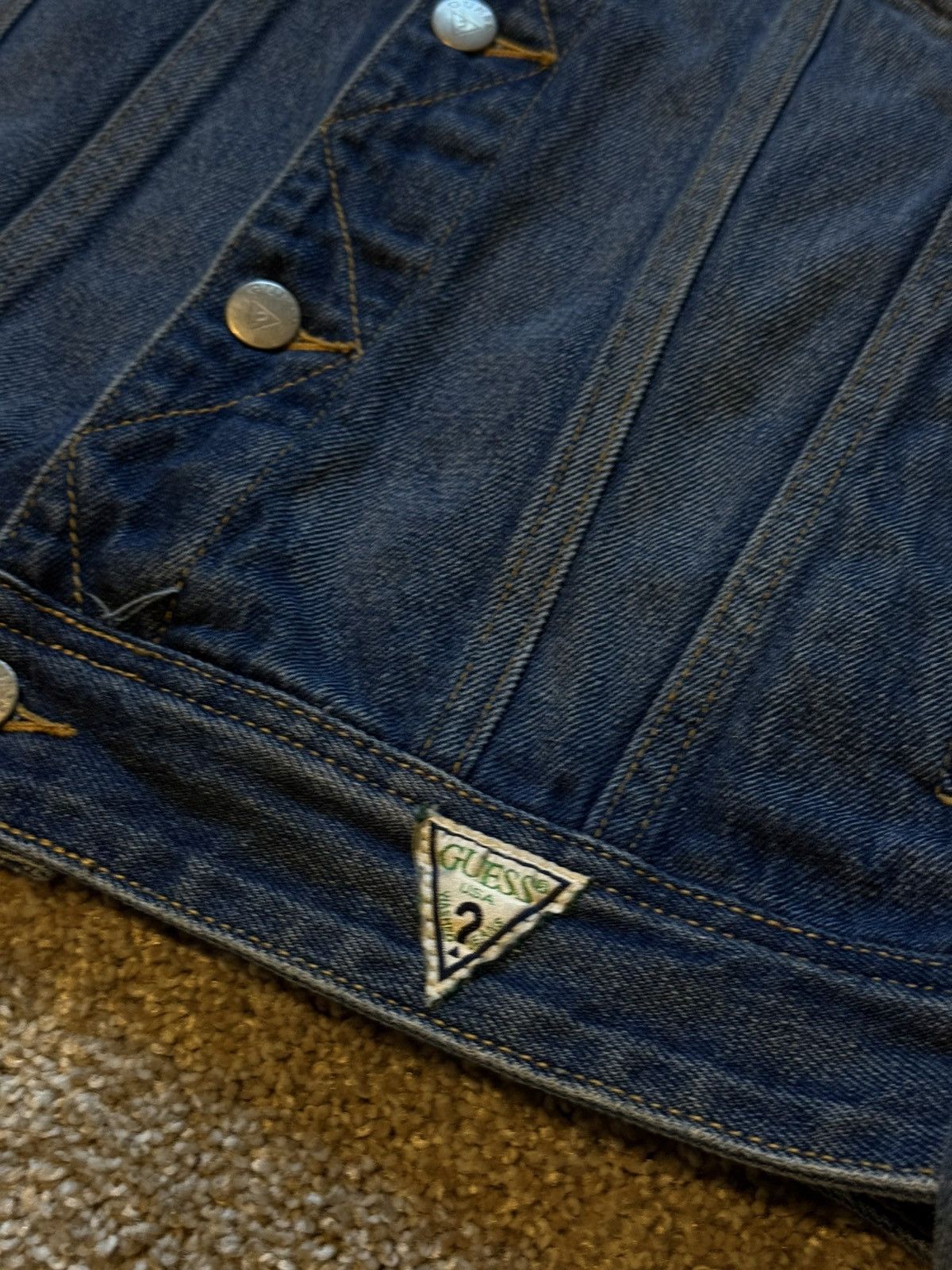 Guess Guess Flag Denim Jacket Size US M / EU 48-50 / 2 - 7 Thumbnail