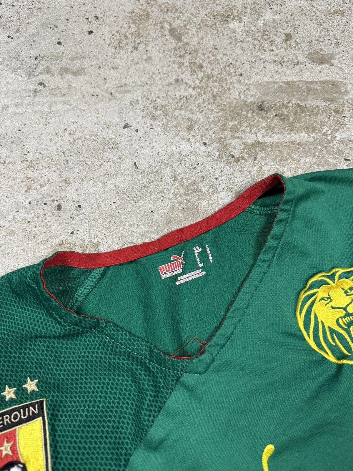 Puma × Vintage Puma x Cameroon 2010/2011 Home Jersey T Shirt Soccer Size US S / EU 44-46 / 1 - 10 Thumbnail