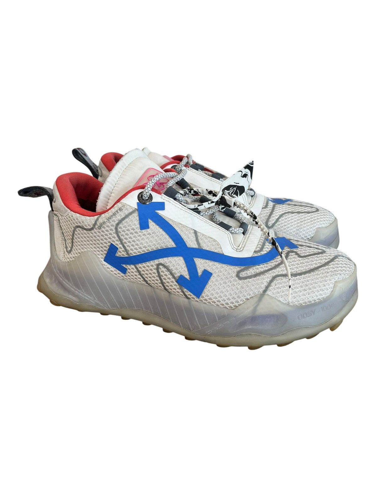 Off-White Off-White ODSY Mesh Transparent Blue Size US 10 / EU 43 - 1 Thumbnail
