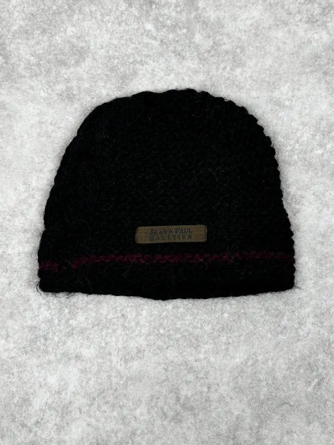 Jean Paul Gaultier 2000s Jean Paul Gaultier Black Wool Beanie Size ONE SIZE - 1 Thumbnail