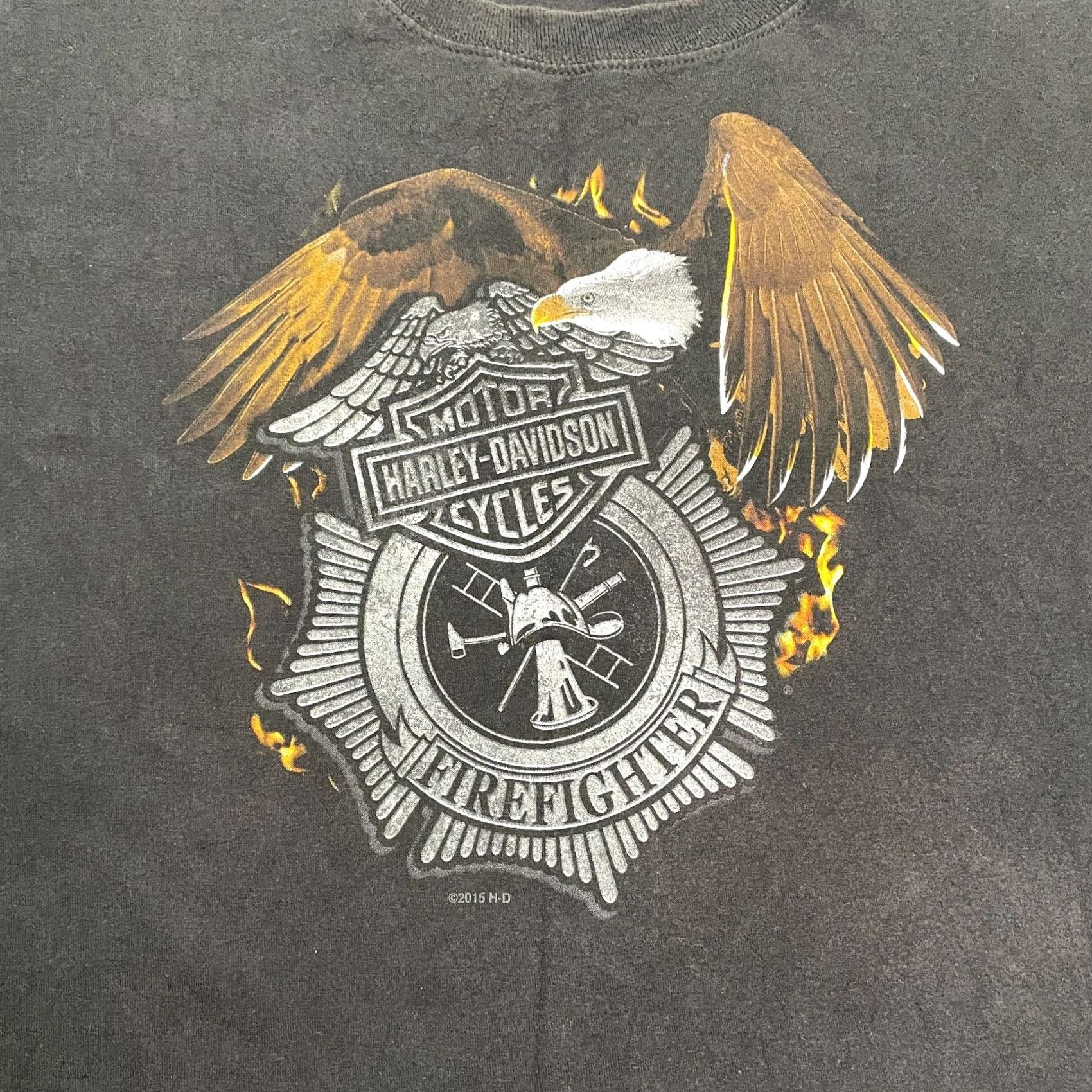 Harley Davidson Harley-Davidson Graphic T-Shirt Mens XL Black Crew Neck Short Sleeve Casual Tee Size US XL / EU 56 / 4 - 5 Thumbnail