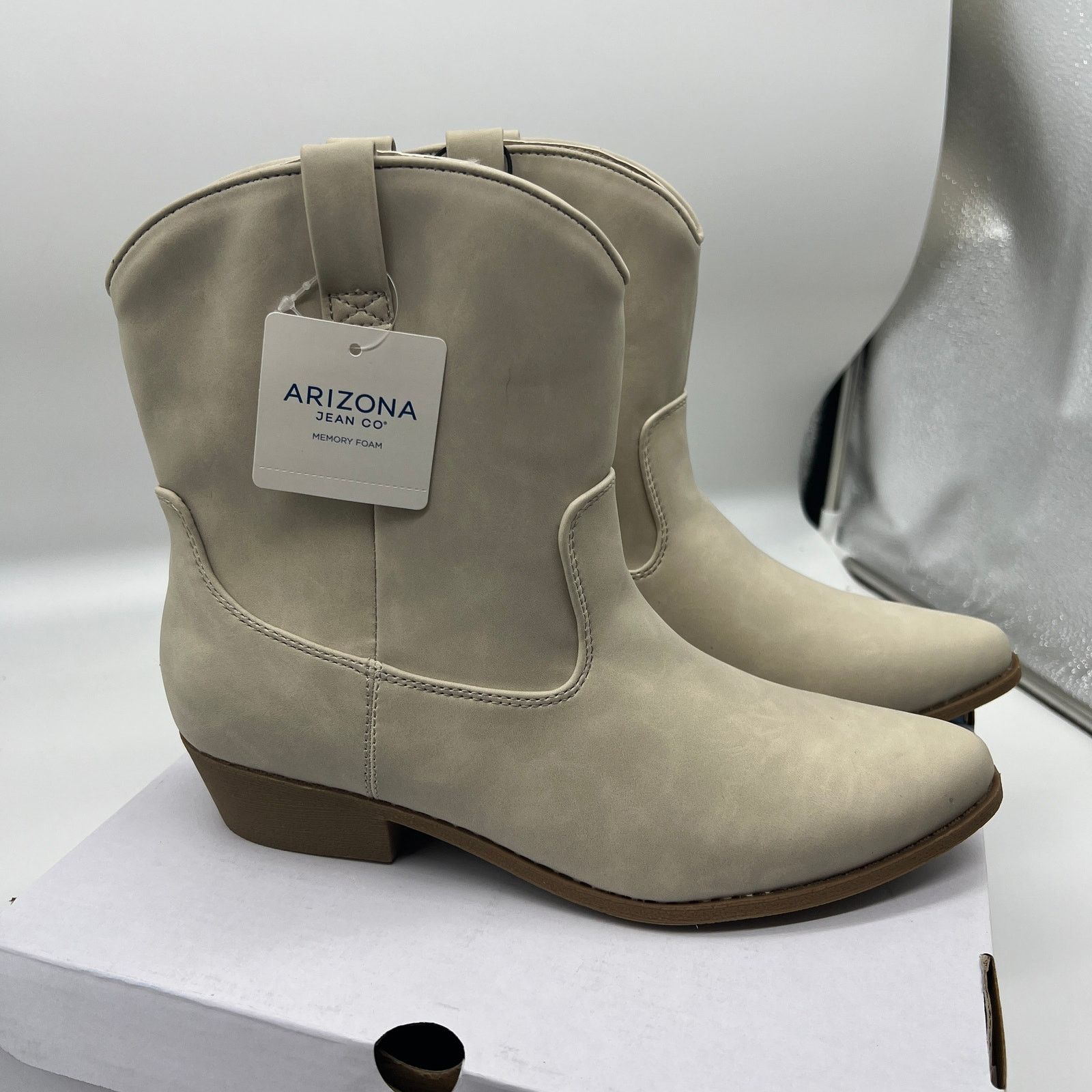 Other Arizona Jean Co Womens Western Heel Bootie Size US 9 / IT 39 - 3 Thumbnail
