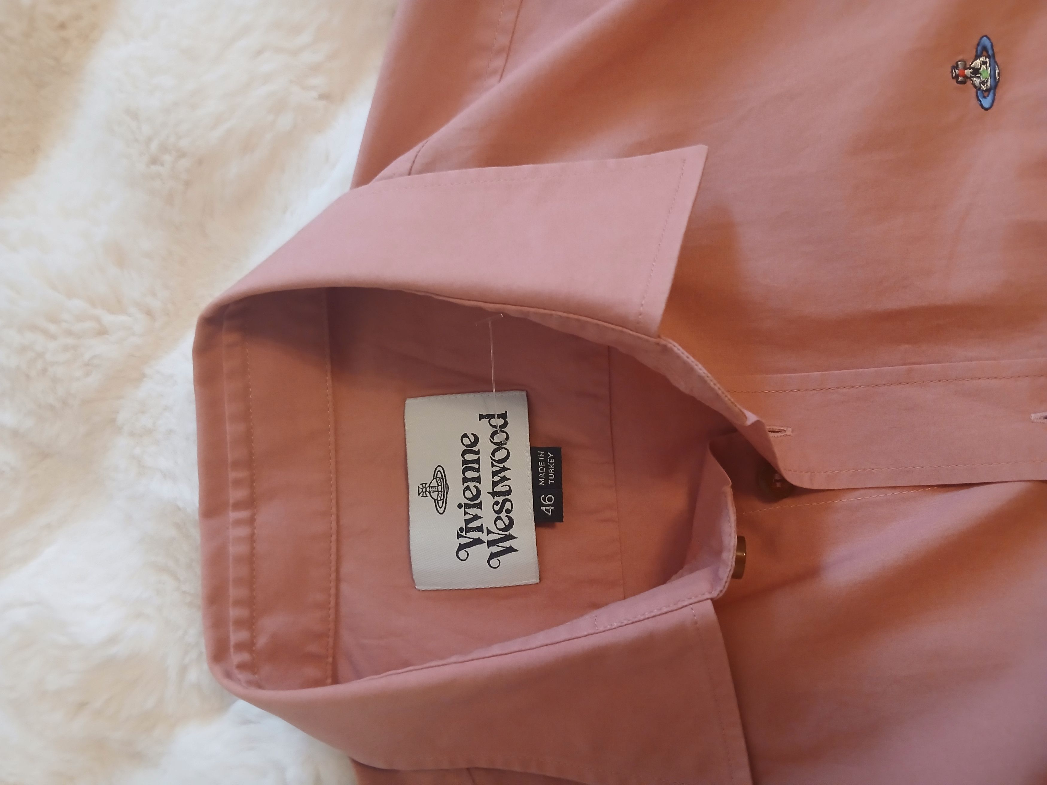 Vivienne Westwood Archive | Vivienne Westwood Embroidered Orb Slim Shirt 46 S Size 46S - 4 Thumbnail