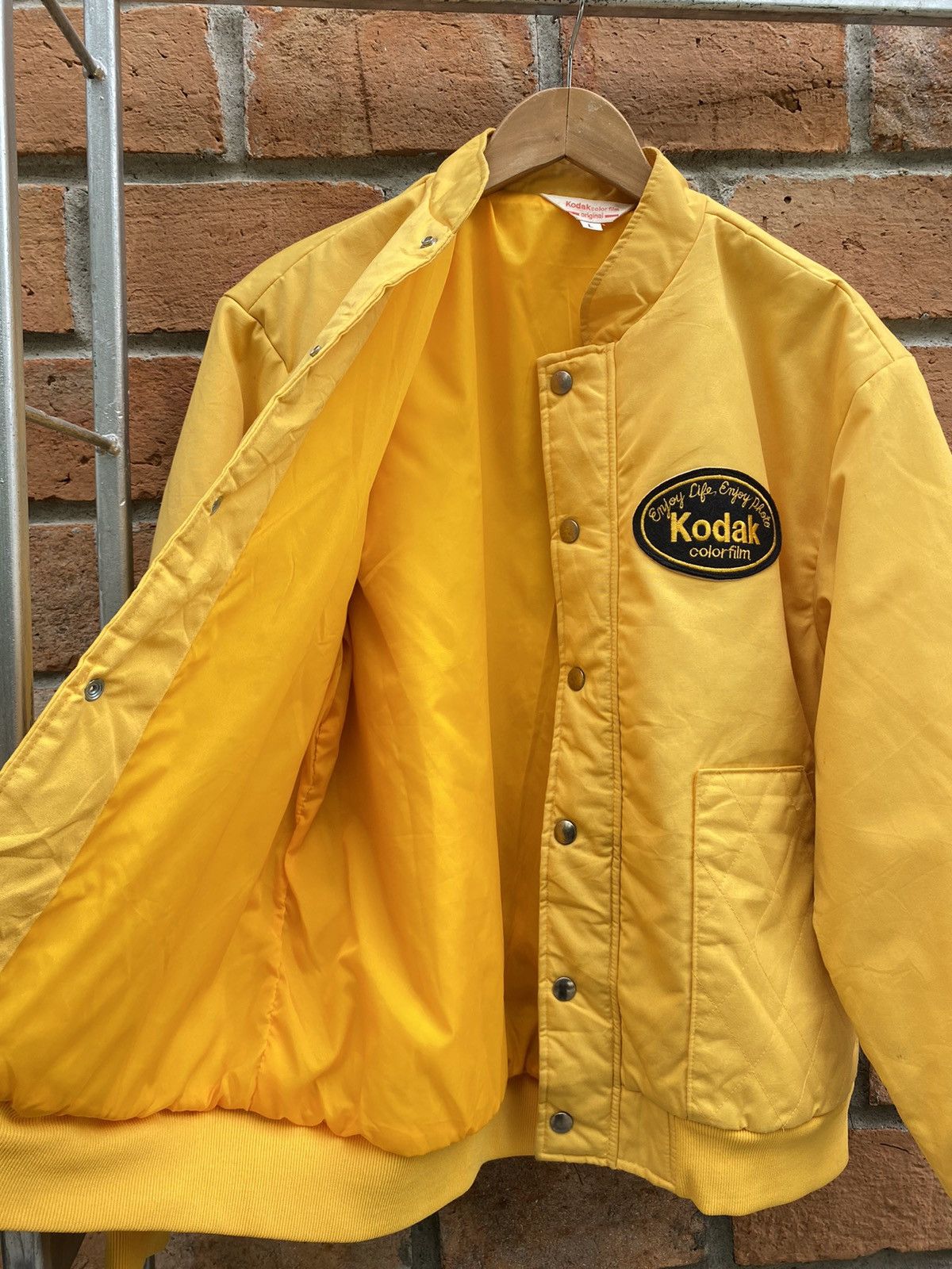 Kodak Kodak vintage yellow bomber jacket Size US L / EU 52-54 / 3 - 8 Thumbnail