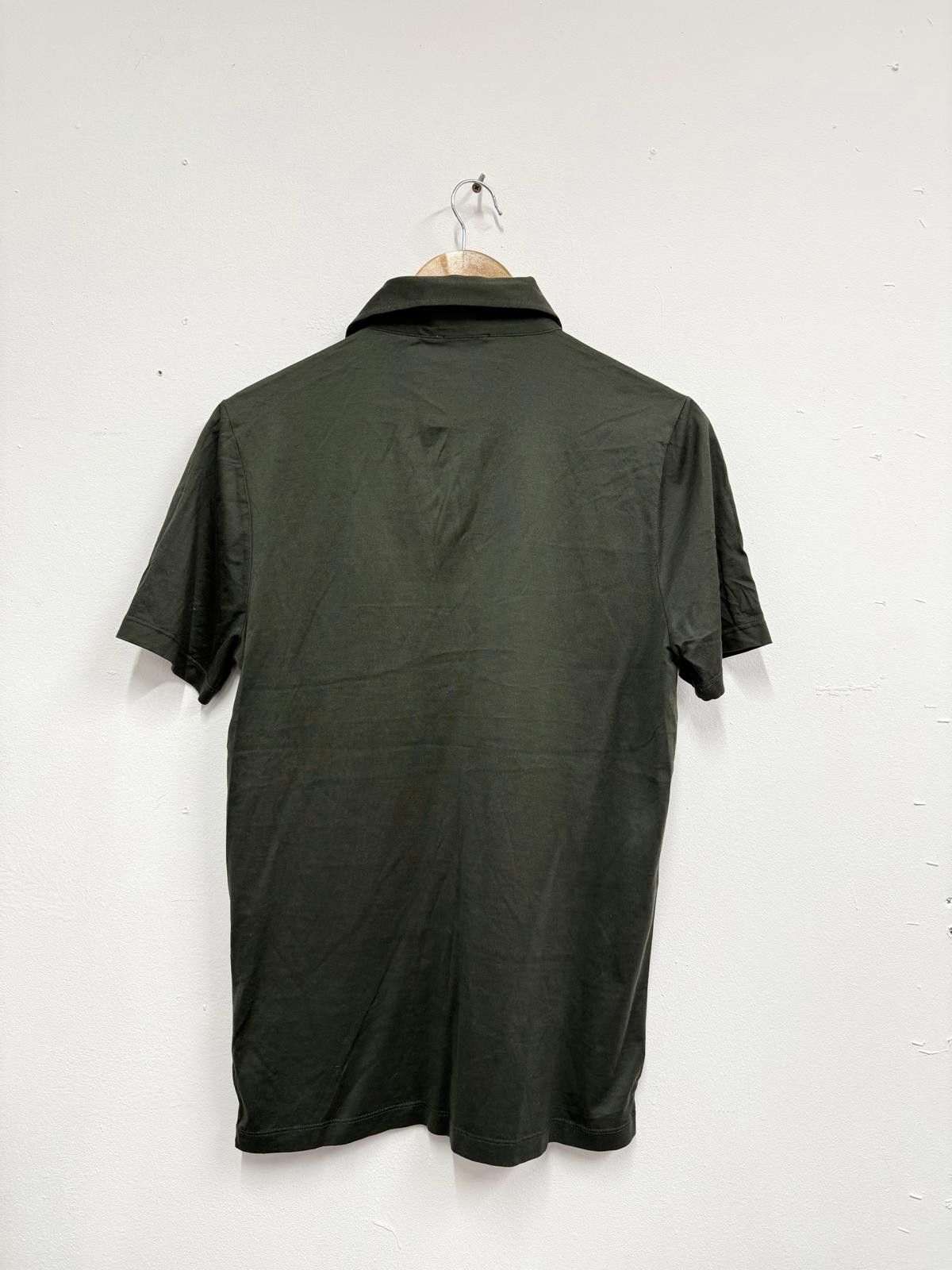 Reiss REISS Egyptian Cotton Men's Polo Shirt - Small, Olive Green Size US S / EU 44-46 / 1 - 3 Thumbnail