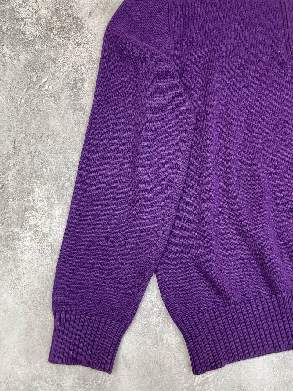 Polo Ralph Lauren Polo Ralph Lauren Men Vintage Knit Sweater Purple Size US L / EU 52-54 / 3 - 3 Thumbnail