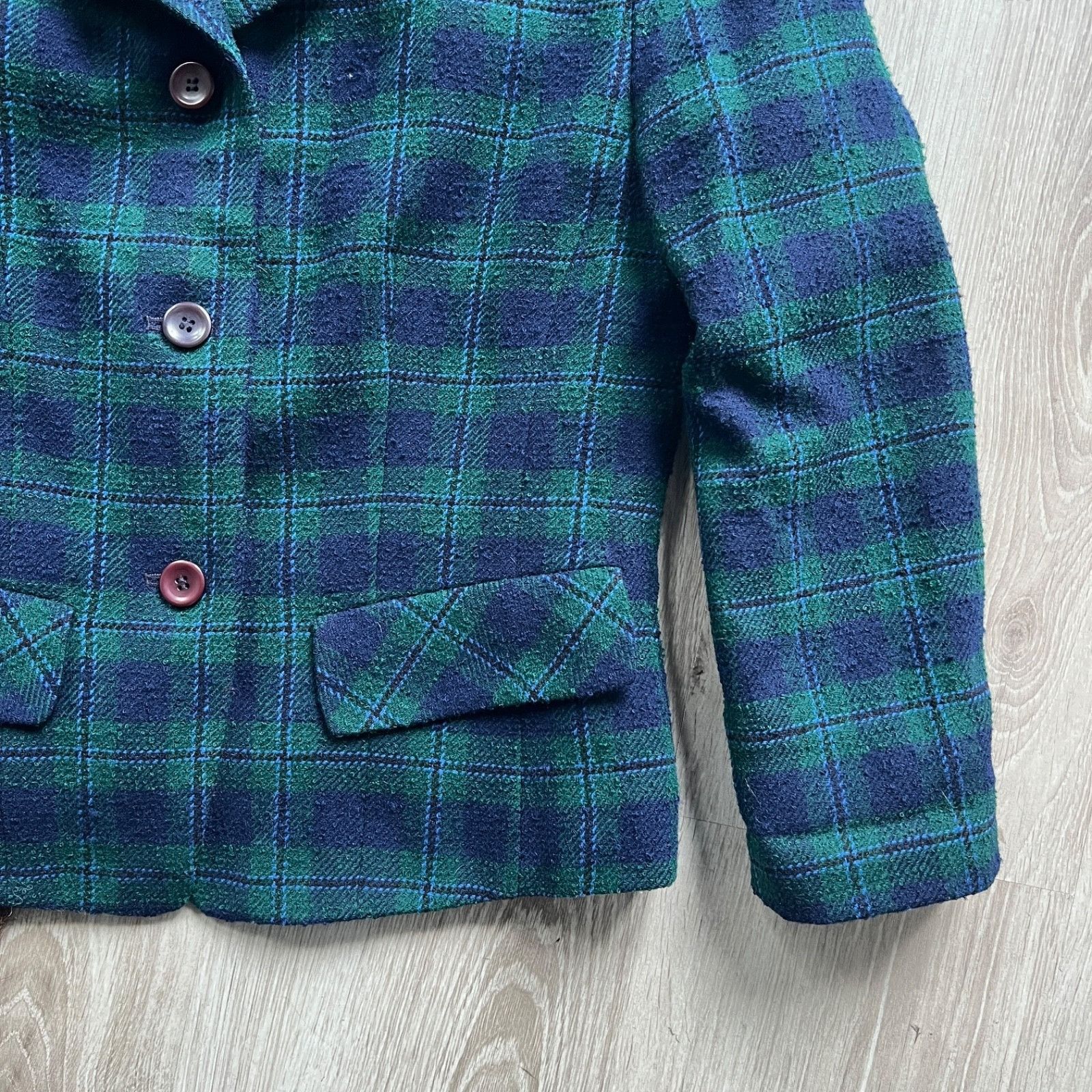 Pendleton Pendleton USA Made Wool Tartan Plaid Blazer 9577AC Size M / US 6-8 / IT 42-44 - 3 Thumbnail