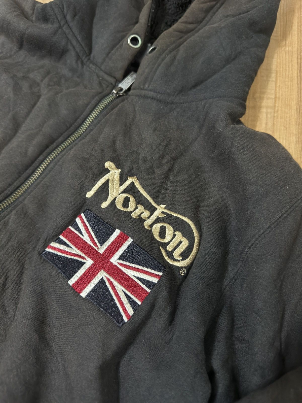 If Six Was Nine × Norton NORTON EMBROIDERY SHERPA HOODIE Size US M / EU 48-50 / 2 - 2 Thumbnail