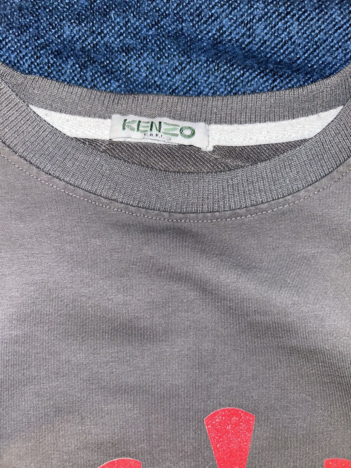 Kenzo Kenzo Paris Gray Sweatshirt Size Large Size US L / EU 52-54 / 3 - 4 Thumbnail