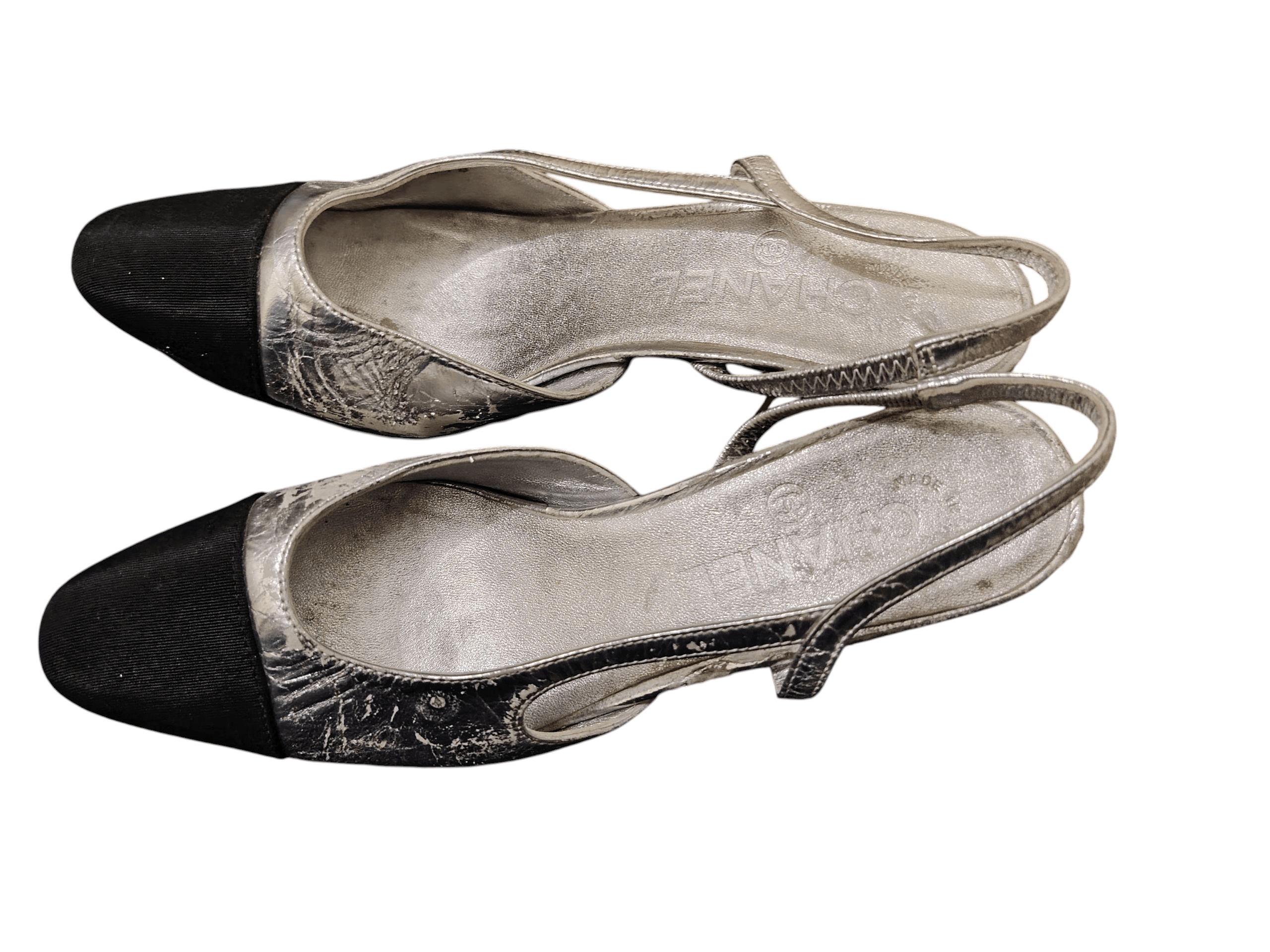 Chanel Distressed Chanel Heels Size US 6.5 / IT 36.5 - 3 Thumbnail
