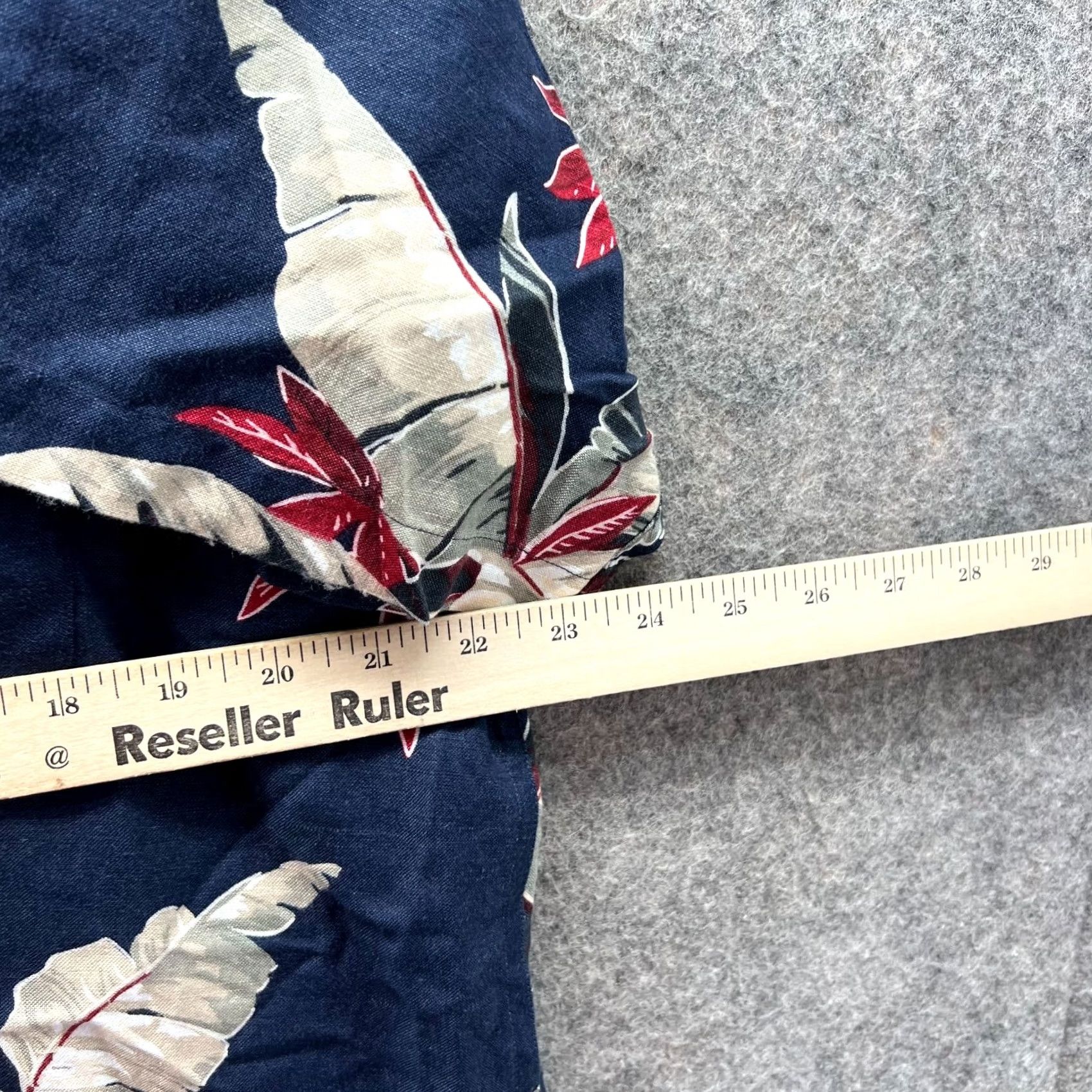 Nautica VINTAGE Nautica Shirt Mens Medium Blue Red Button Down Floral Linen Hawaiian Camp Vtg Size US M / EU 48-50 / 2 - 3 Thumbnail