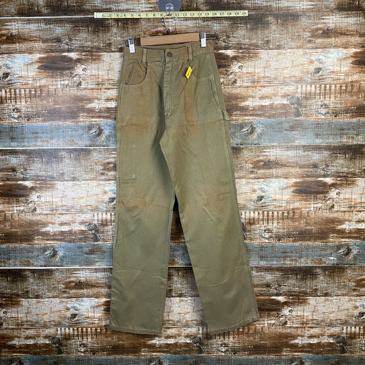 Vintage DL Half Beige cargo vintage Casual Pants #C946 Size 22" - 1 Thumbnail