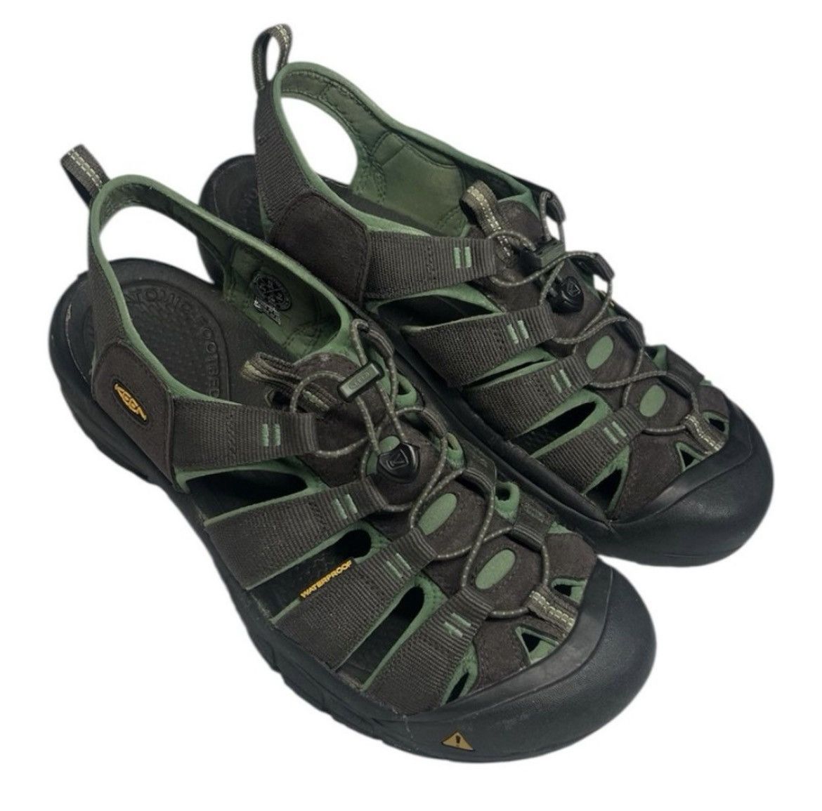 KEEN Keen Black and Green Outdoor Sandals Size US 13 / EU 46 - 1 Thumbnail