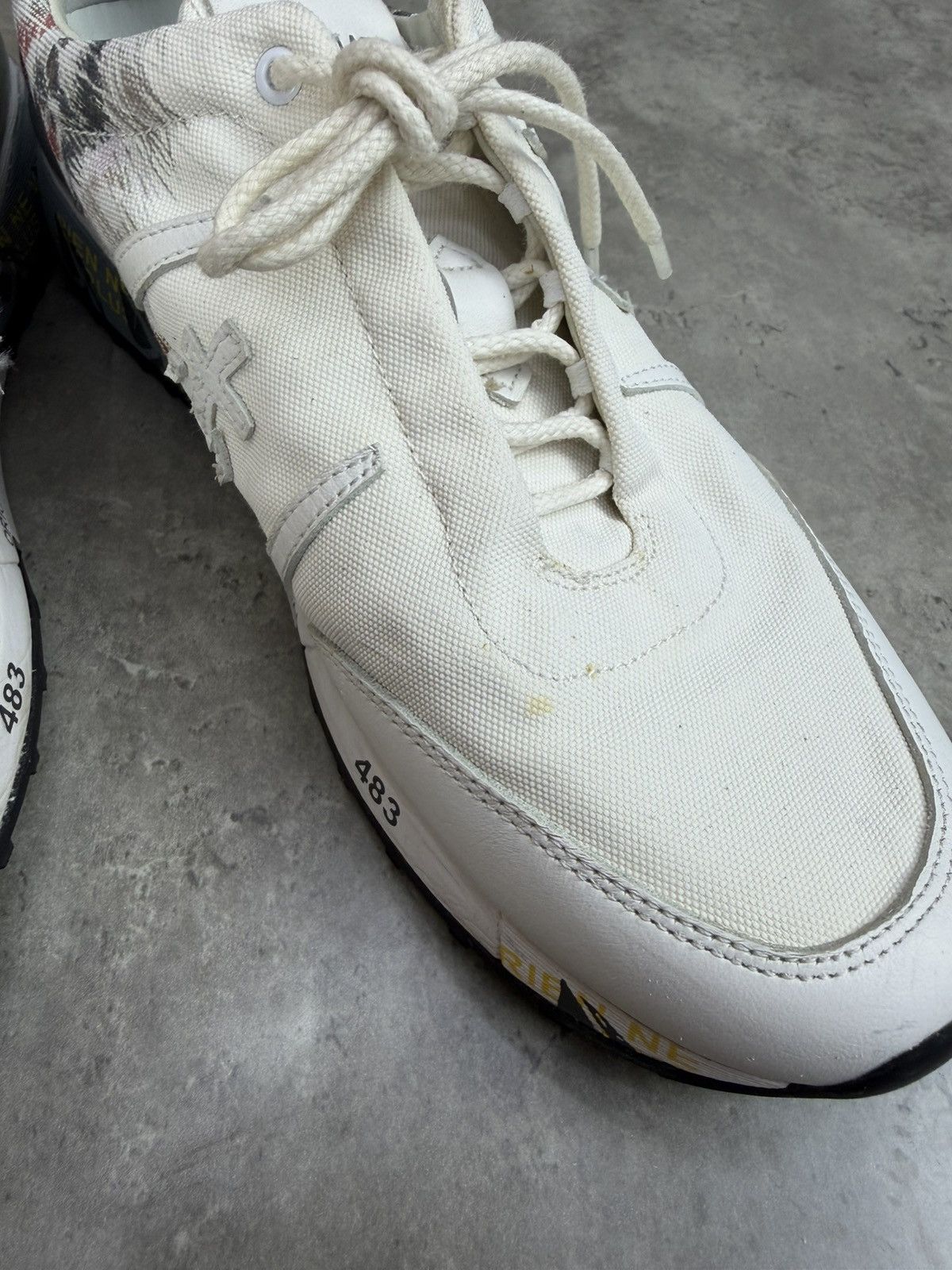 Premiata Premiata Low Top Sneakers White Size 40 Size US 7 / EU 40 - 12 Thumbnail