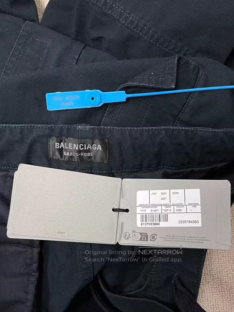 Balenciaga Balenciaga size M Solid Color Ripstop Pocket Work Pants Size US 27 - 6 Thumbnail