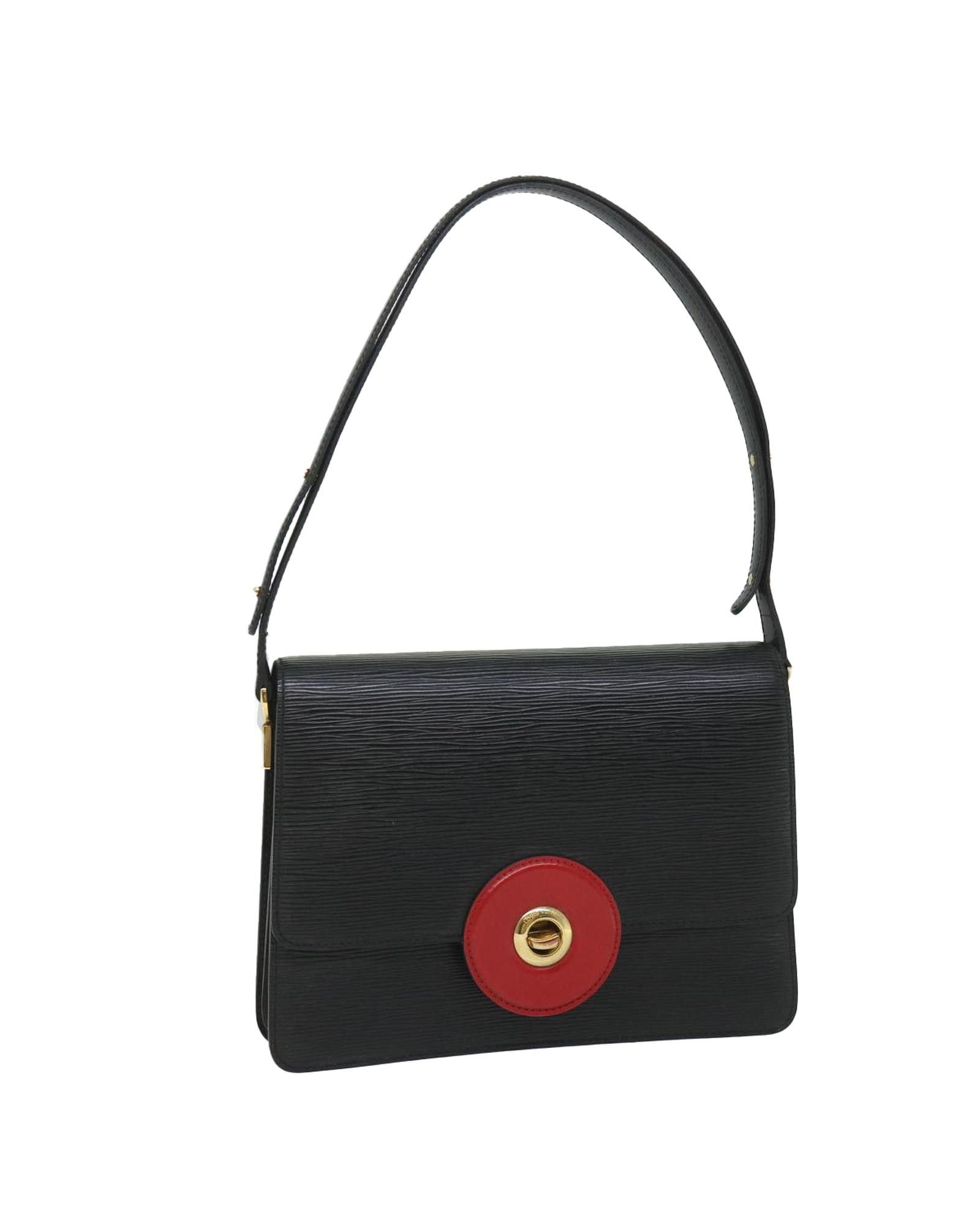 Louis Vuitton Logo Epi Leather Shoulder Flap Bag Red main image 1