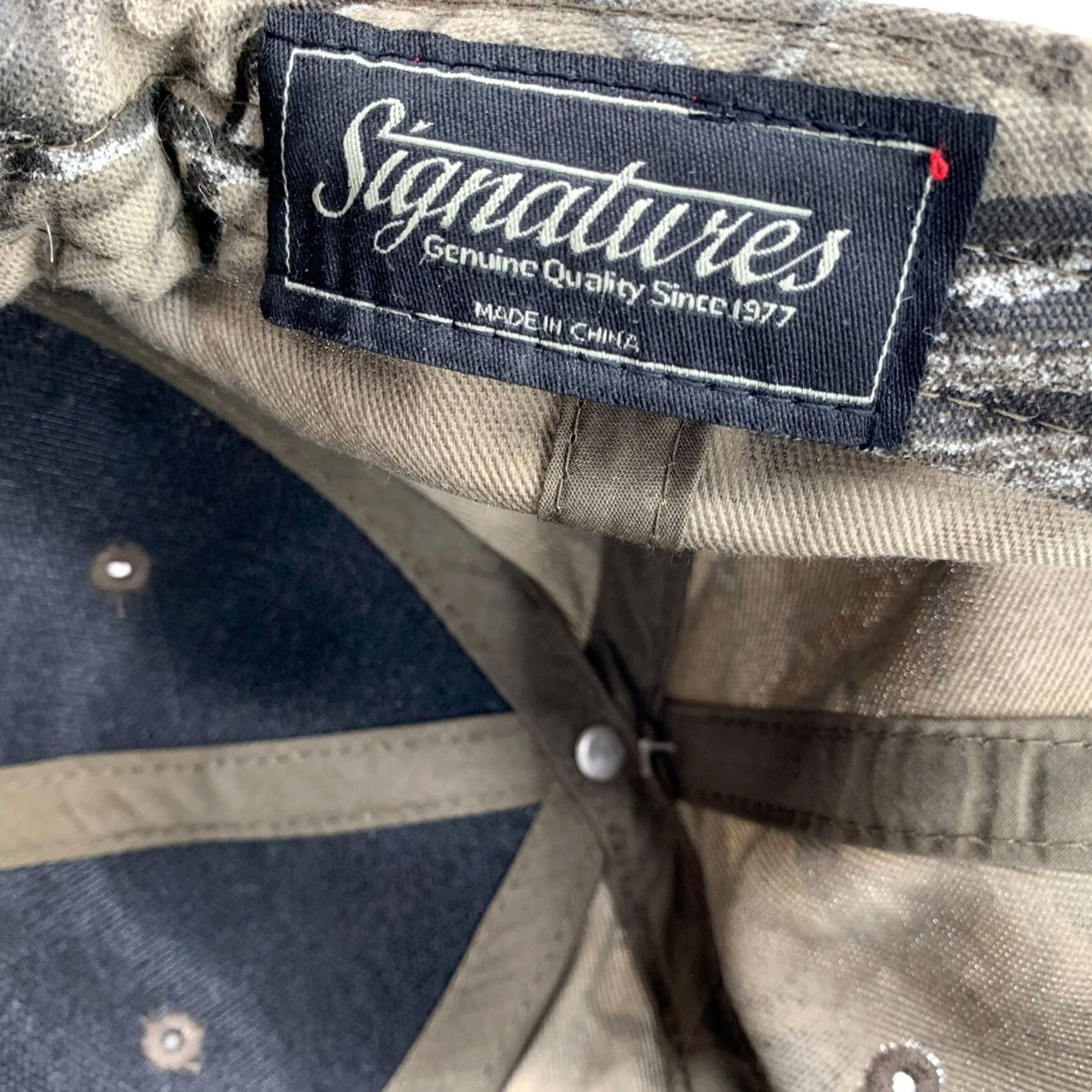 Vintage Signatures Team Real Tree Camo Adjustable Baseball Cap Men Green Brown New Size ONE SIZE - 6 Thumbnail