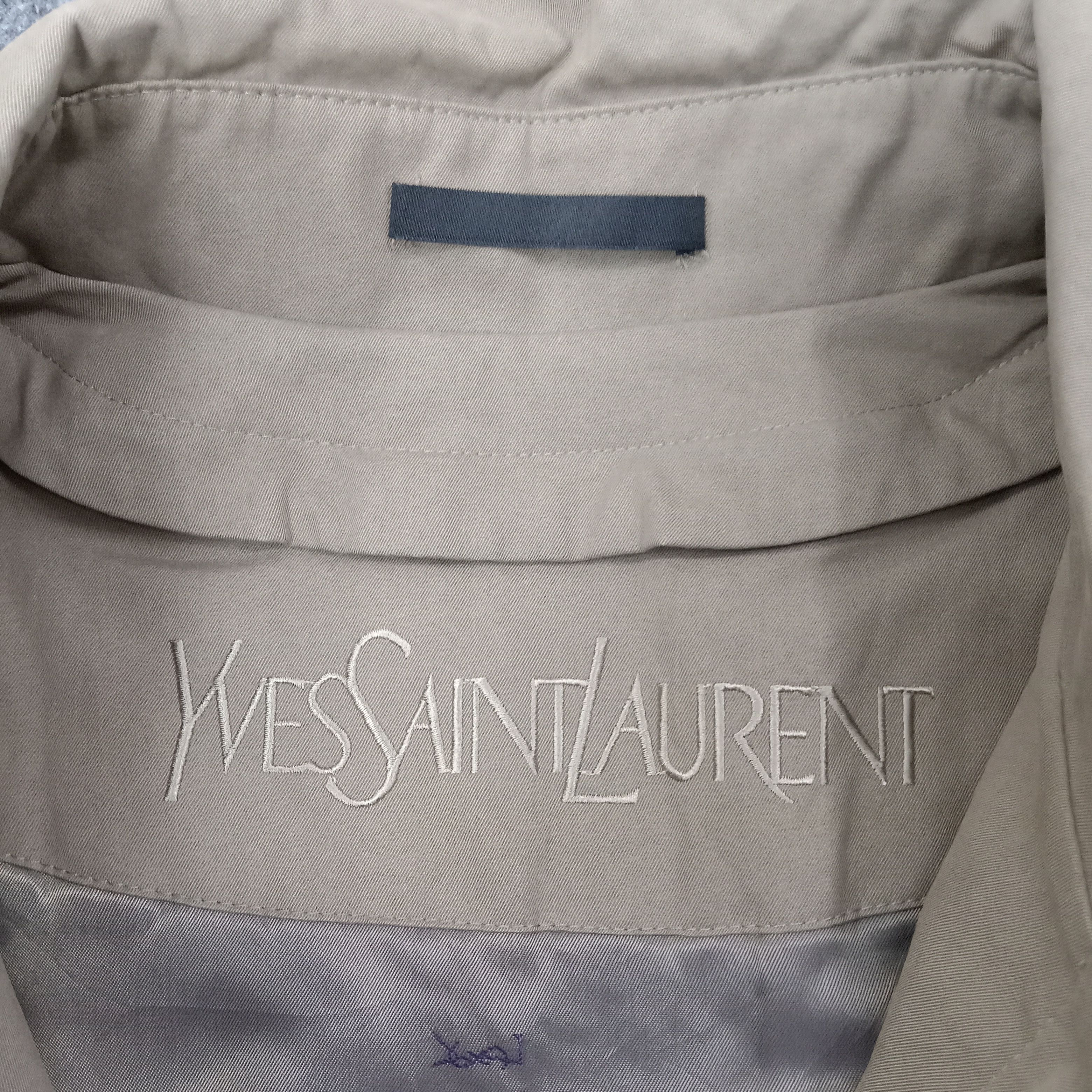 Yves Saint Laurent Yves Saint Laurent Italian Brand Trench Jacket C250N8 Size US L / EU 52-54 / 3 - 6 Thumbnail