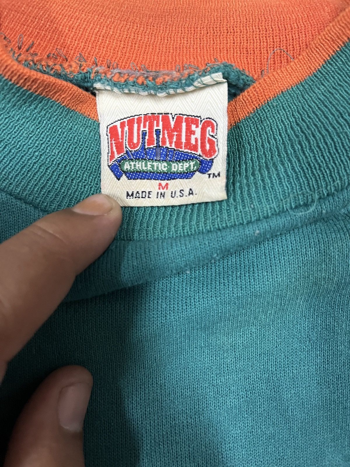 NFL × Vintage Vintage nfl miami dolphins sweatshirt Size US M / EU 48-50 / 2 - 9 Thumbnail