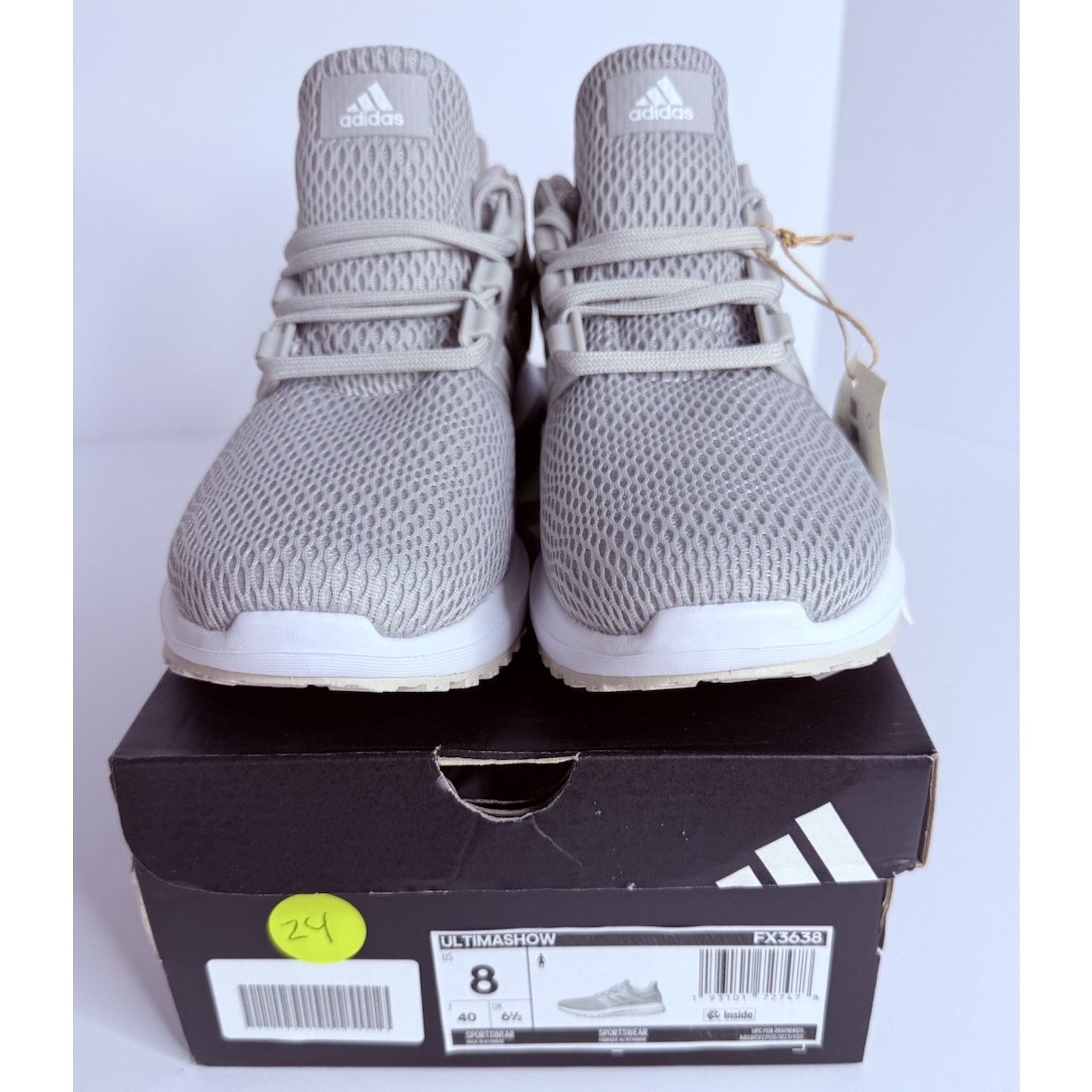 Adidas Adidas Ultimashow Grey/Cloud White Womens Size 8W (24) Size US 8 / IT 38 - 2 Thumbnail