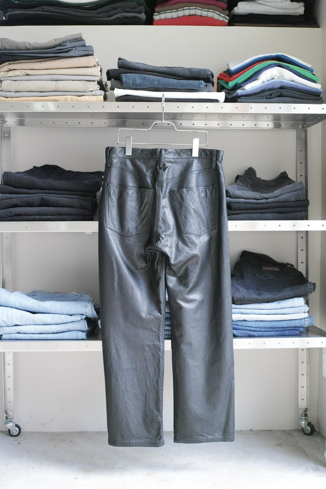 Y's for Men 2000AW Y’s for men Leather Pants Size US 32 / EU 48 - 2 Thumbnail