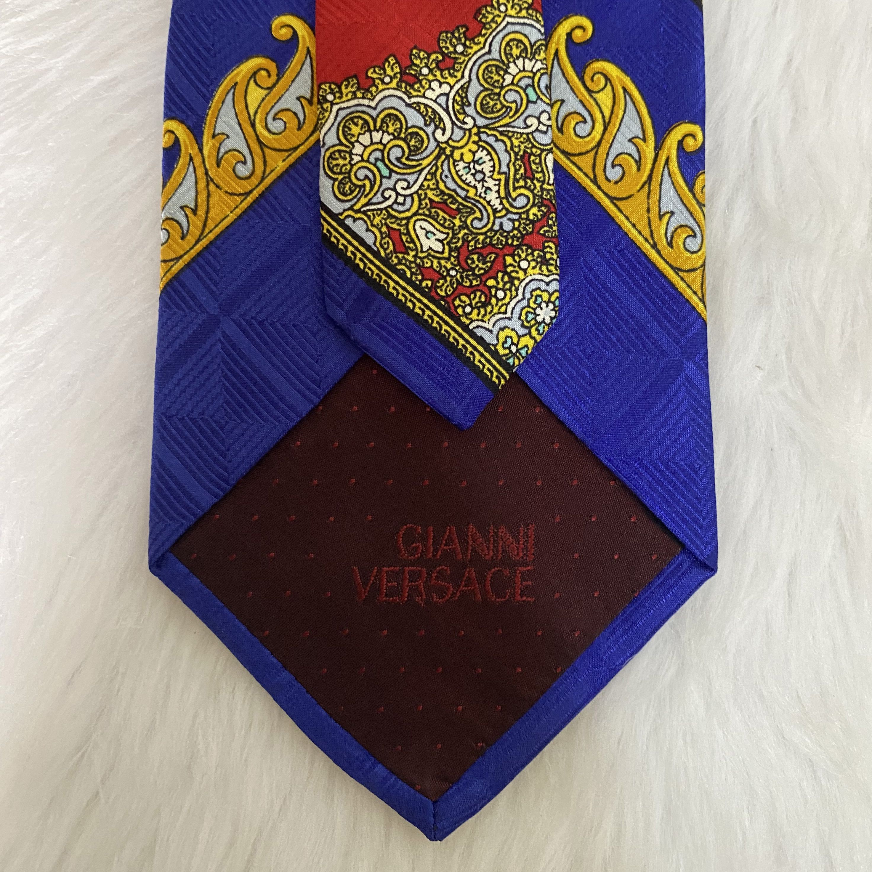 Versace × Vintage Lot of 2 Vintage Medusa Silk Ties Neckties Size ONE SIZE - 9 Thumbnail