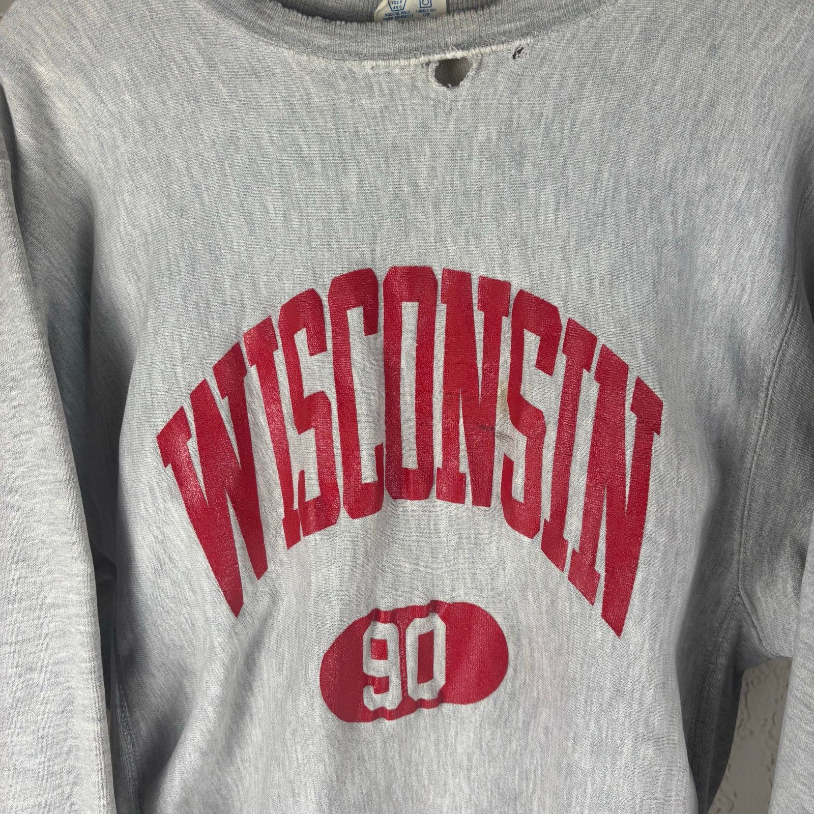 Champion Madison Wisconsin University Champion Reverse Weave 90s XL Size US XL / EU 56 / 4 - 2 Thumbnail