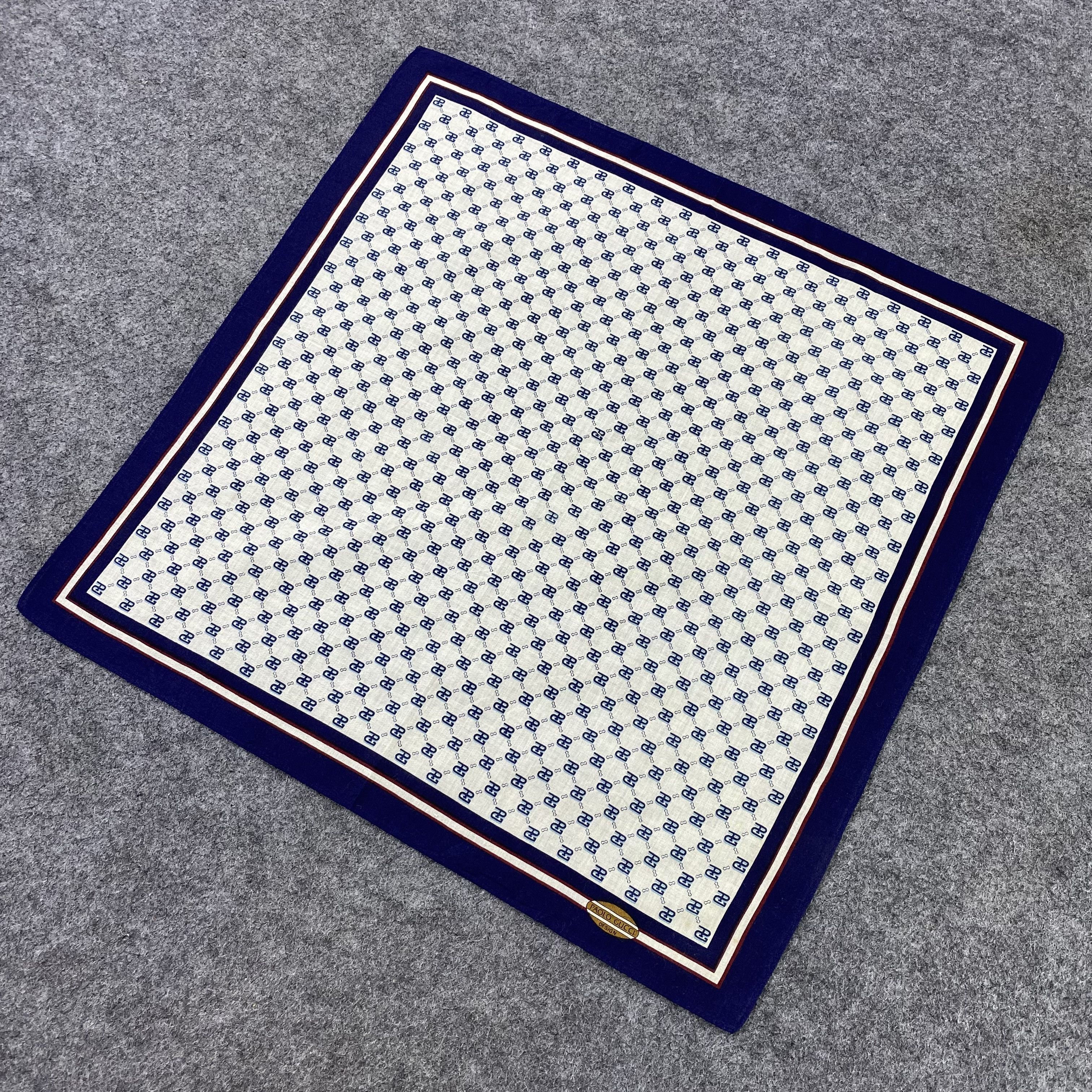 Paolo Gucci Paolo Gucci Handkerchief Neckerchief Bandana-B1703 Size ONE SIZE - 4 Thumbnail