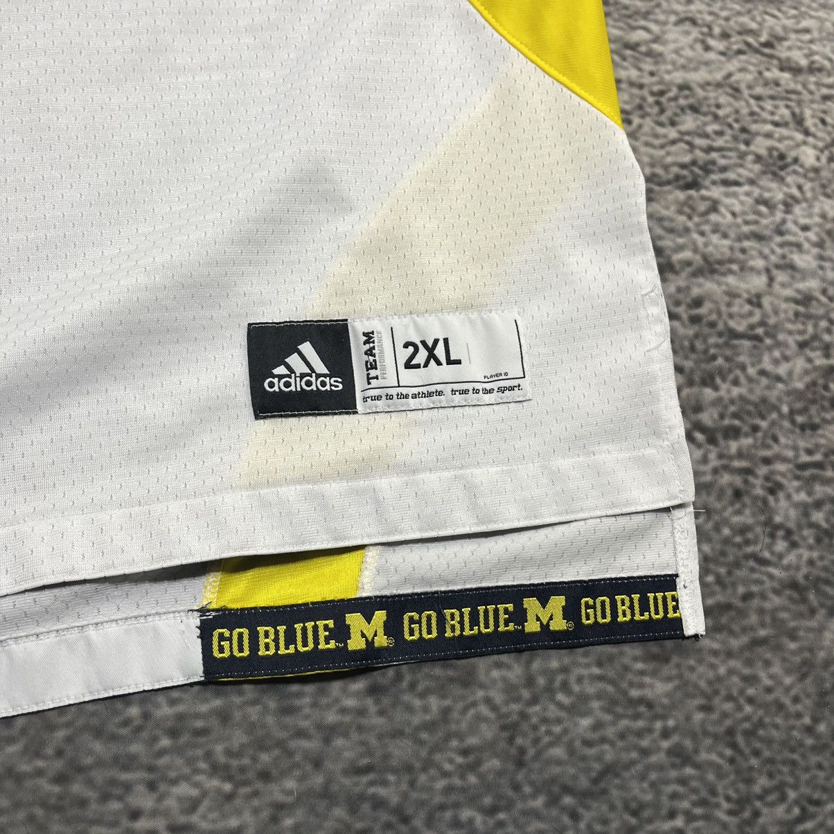 Adidas Vintage Michigan Wolverines #5 Adidas Jersey Large Size US XXL / EU 58 / 5 - 4 Thumbnail