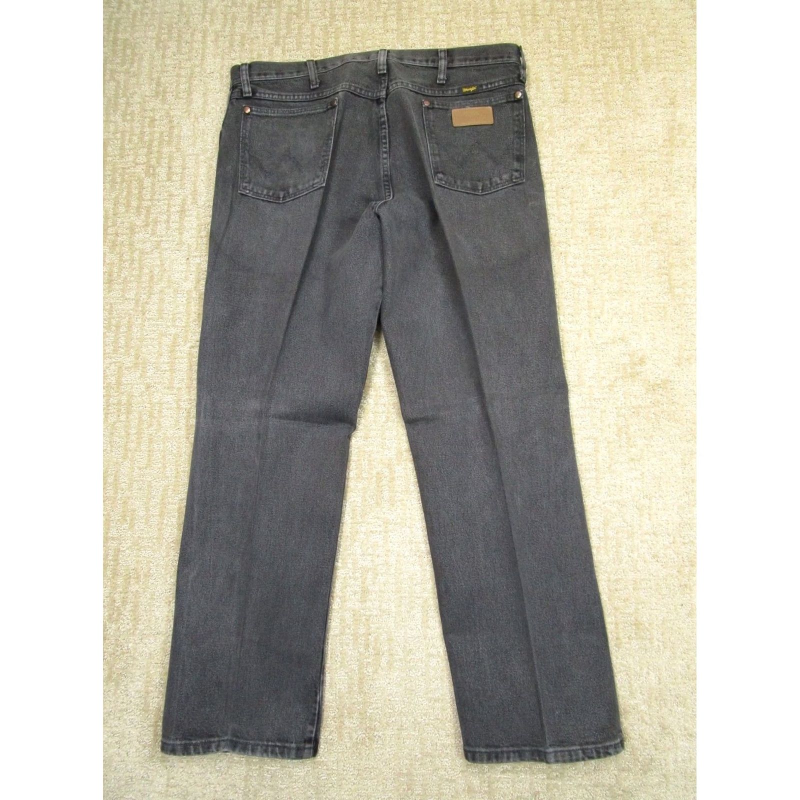 Wrangler Wrangler Jeans Men 38x30 Black Cowboy Cut Original Fit Western Pants Faded Size US 38 / EU 54 - 4 Thumbnail