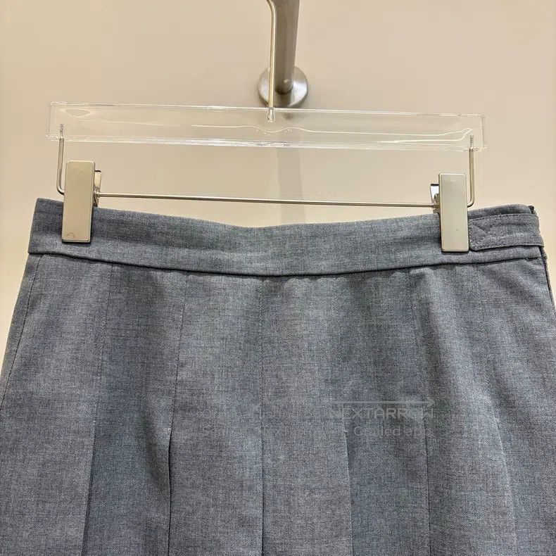 Thom Browne Thom Browne Classic Pleated Skirt - Medium Gray Size 24" / US 00 / IT 34 - 3 Thumbnail