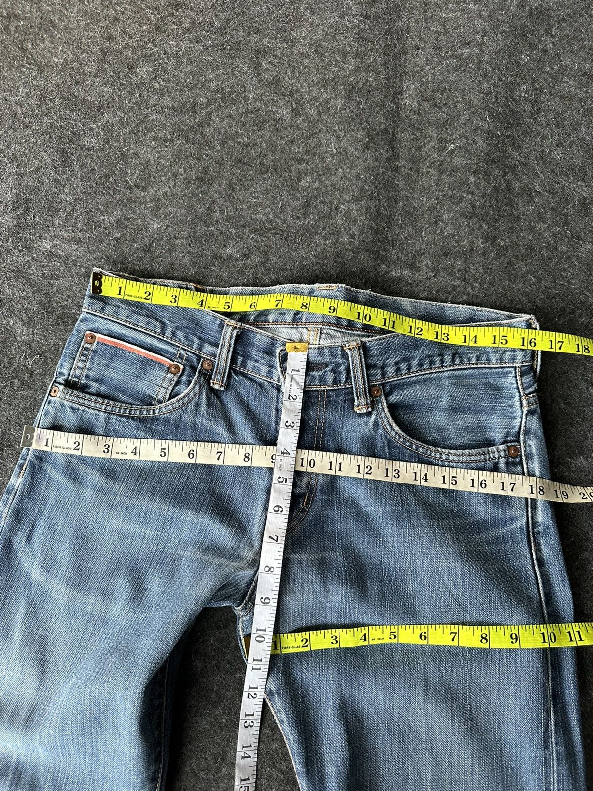 Edwin Vtg Edwin 505zxx Selvedge Redline Faded Denim W31 D411 Size US 31 - 12 Thumbnail