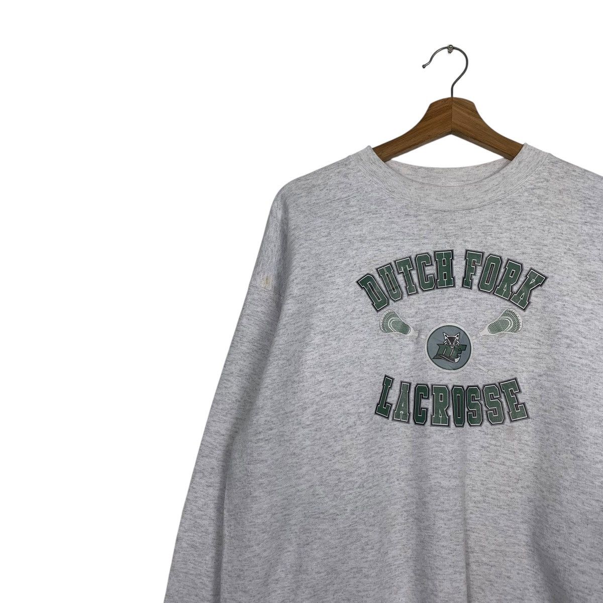 Japanese Brand Dutch Fork Lacrosse Big Logo Crewneck sweatshirt Size US L / EU 52-54 / 3 - 6 Thumbnail