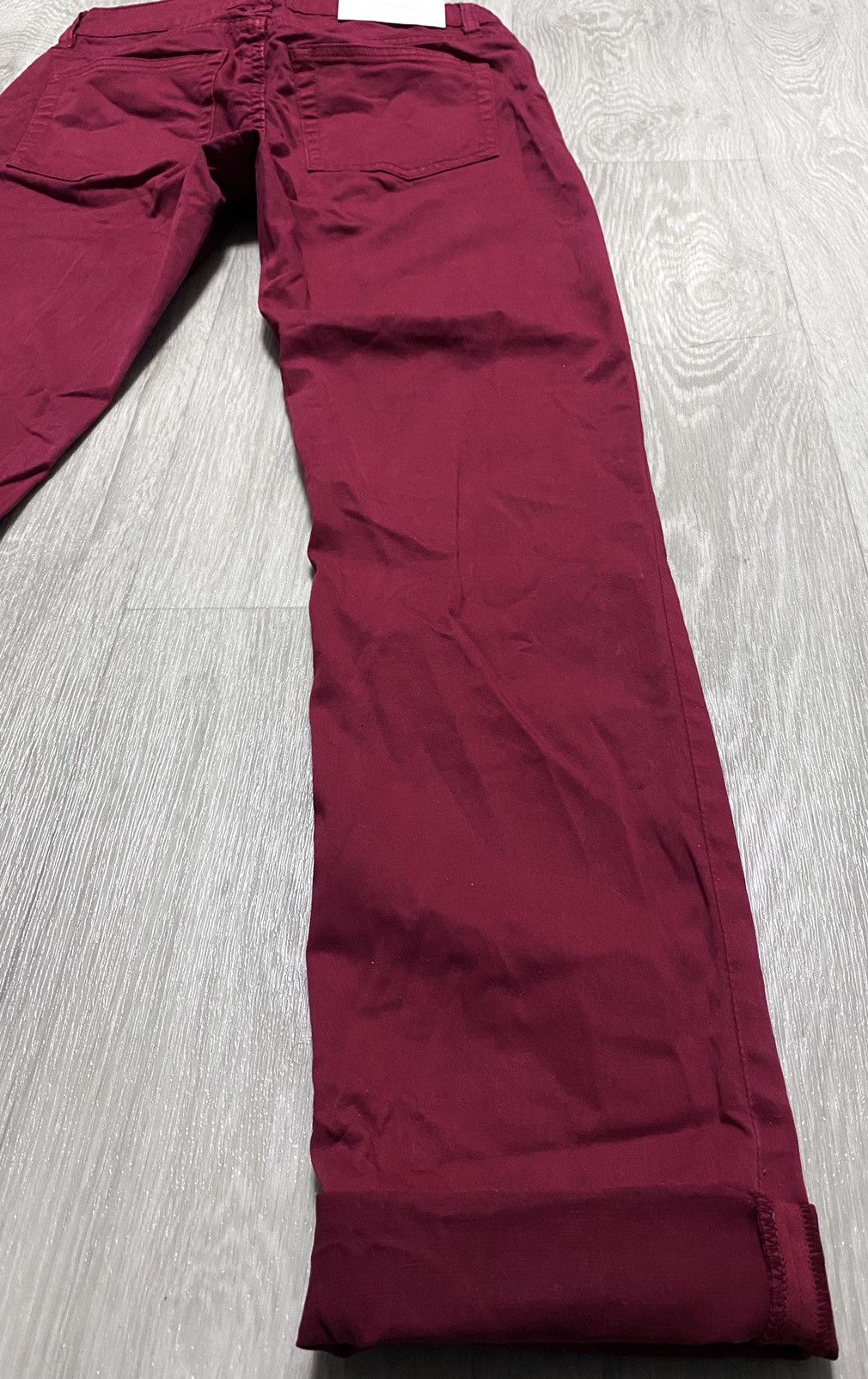 Acne Studios Womens Acne Studios Flex Satin Red Cotton Stretch Pant Jeans Size 28" / US 6 / IT 42 - 23 Thumbnail