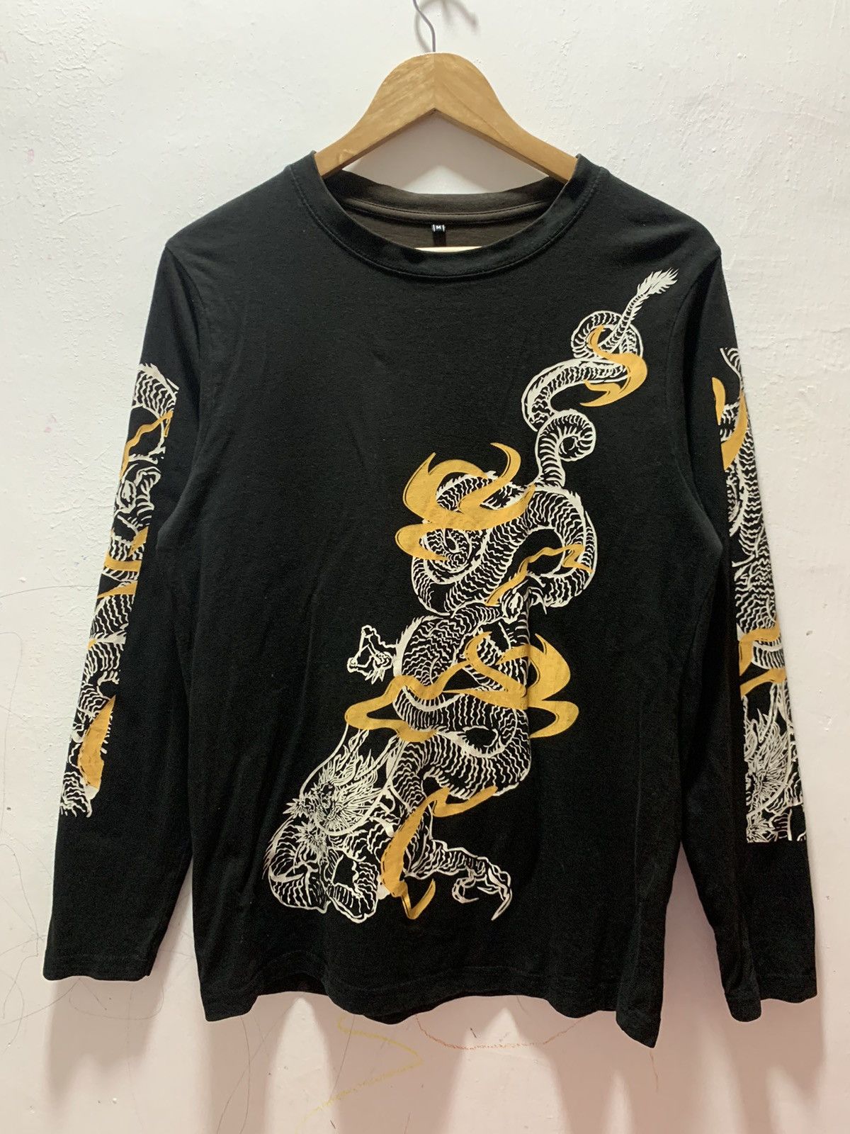 Japanese Brand Sukajan Traditional Design Dragon Ifsixwasnine Longsleeve Size US M / EU 48-50 / 2 - 1 Thumbnail