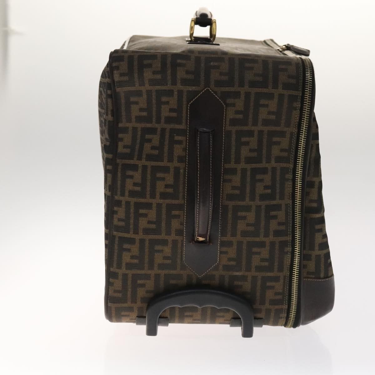 Fendi FENDI Zucca Canvas Carry Case Boston Bag Black Brown Size ONE SIZE - 5 Thumbnail